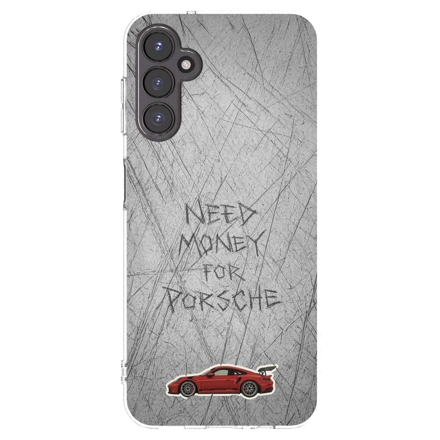 Picasee silikónový prehľadný obal pre Samsung Galaxy A14 5G A146P - Garage Scratch