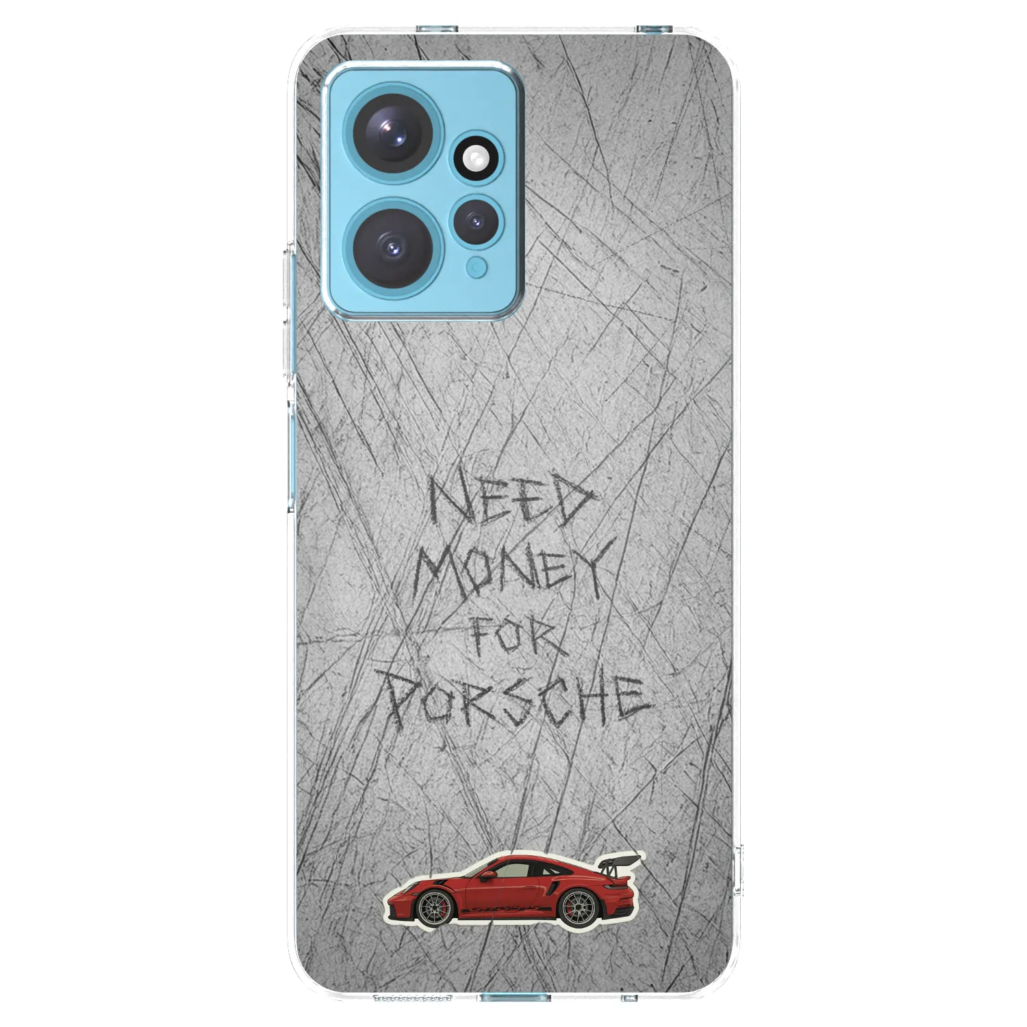 Picasee silikónový prehľadný obal pre Xiaomi Redmi Note 12 4G - Garage Scratch
