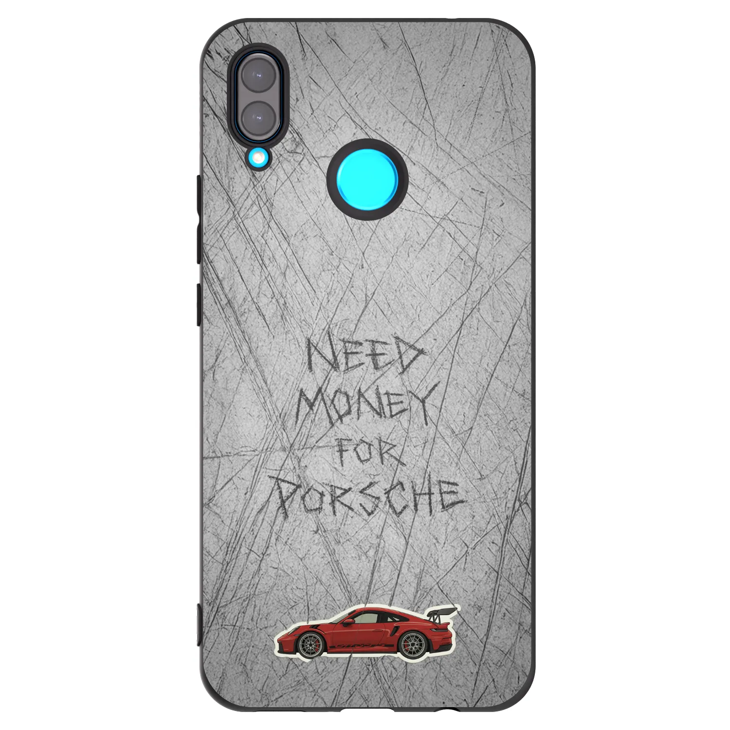 Picasee silikónový čierny obal pre Huawei Nova 3 - Garage Scratch