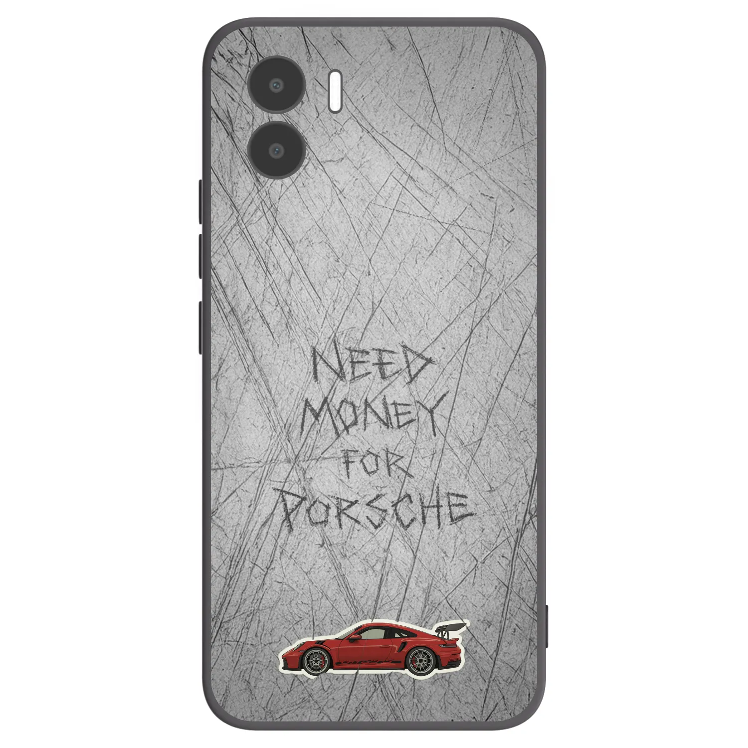 Picasee silikónový čierny obal pre Xiaomi Redmi A2 - Garage Scratch