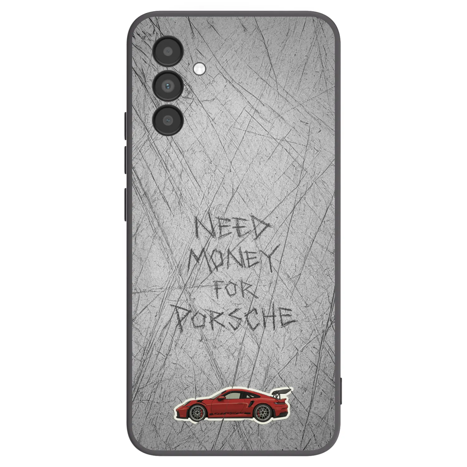 Picasee silikónový čierny obal pre Samsung Galaxy A04s A047F - Garage Scratch