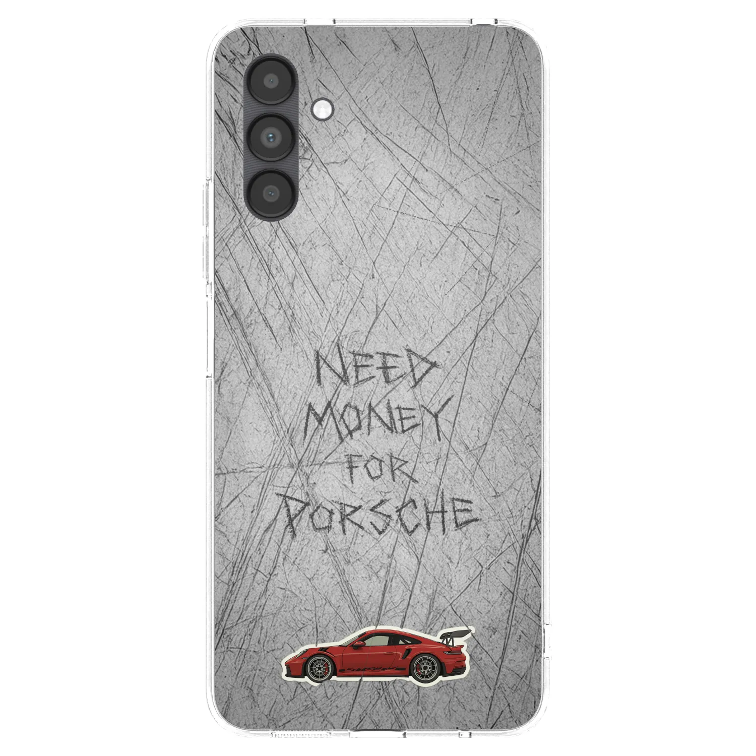 Picasee silikónový prehľadný obal pre Samsung Galaxy A04s A047F - Garage Scratch