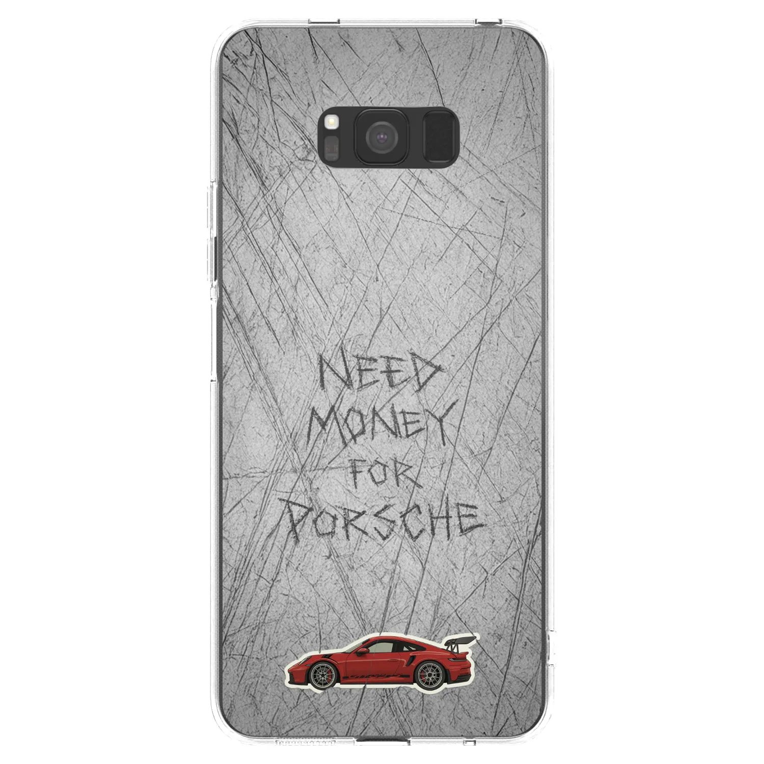 Picasee silikónový prehľadný obal pre Samsung Galaxy S8 G950F - Garage Scratch