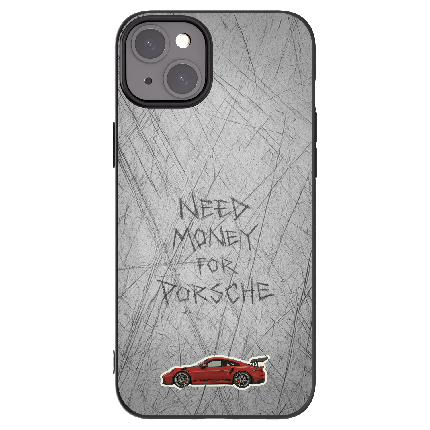 Picasee silikónový čierny obal pre Apple iPhone 15 Plus - Garage Scratch