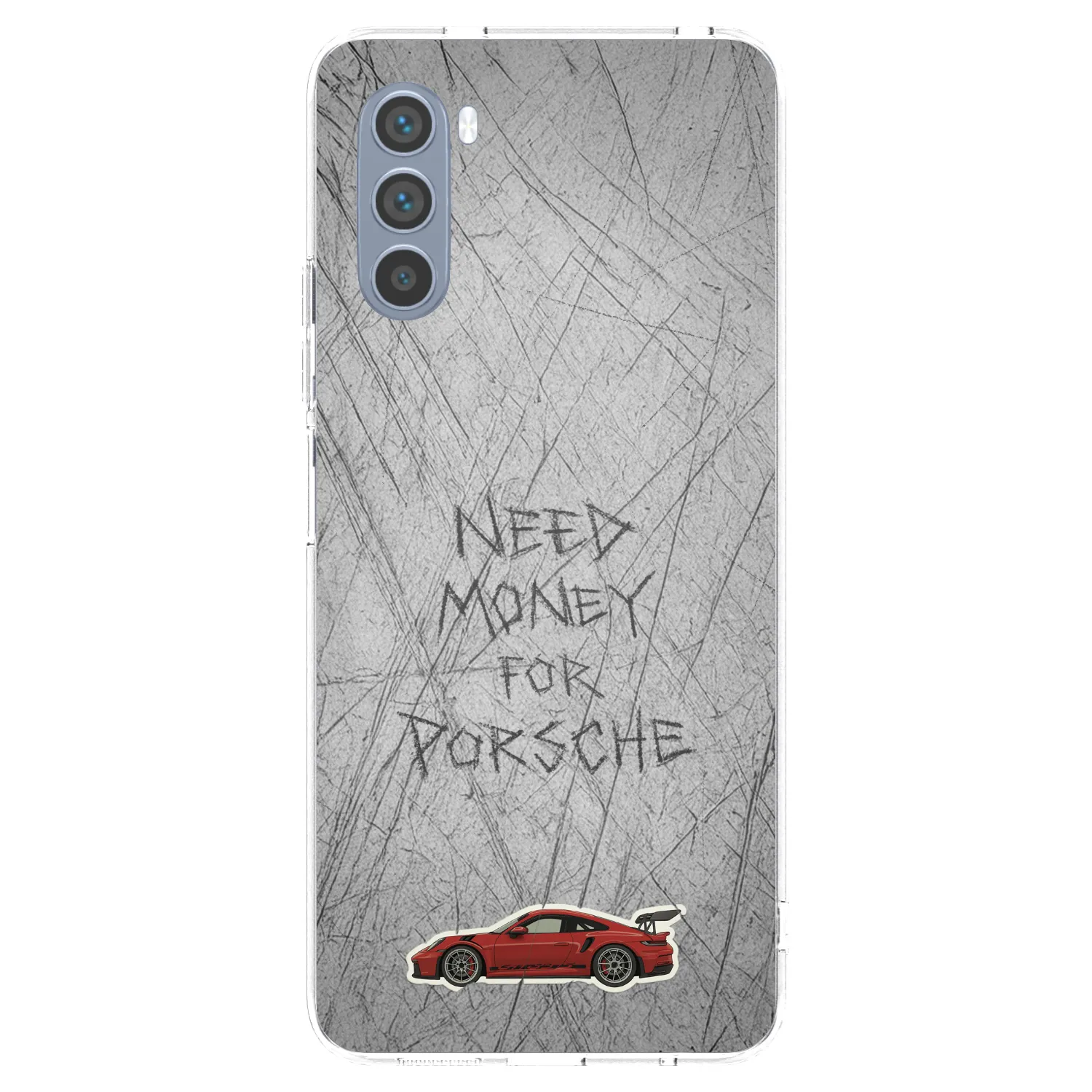 Silikónový prehľadný obal pre Motorola Moto G62 - Garage Scratch
