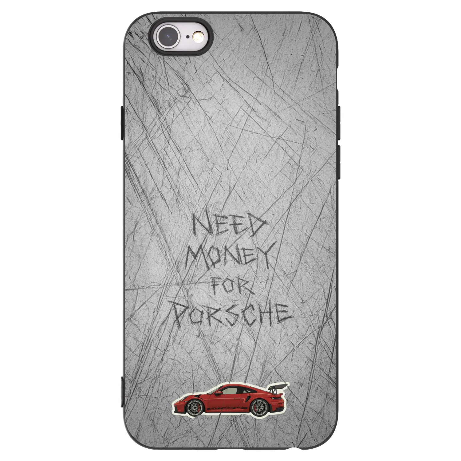 Picasee silikónový čierny obal pre Apple iPhone 6/6S - Garage Scratch