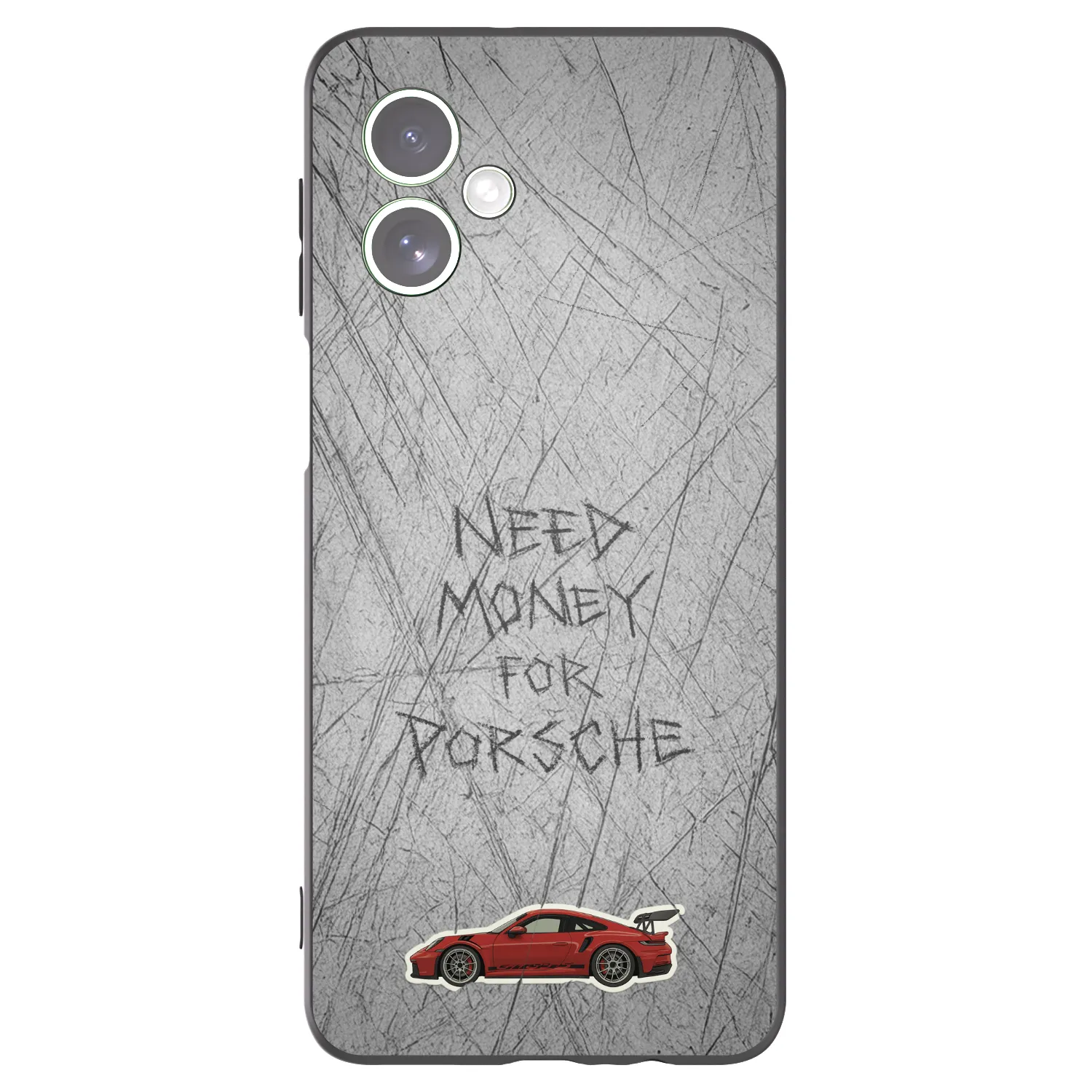 Silikónový čierny obal pre Motorola Moto G54 5G - Garage Scratch