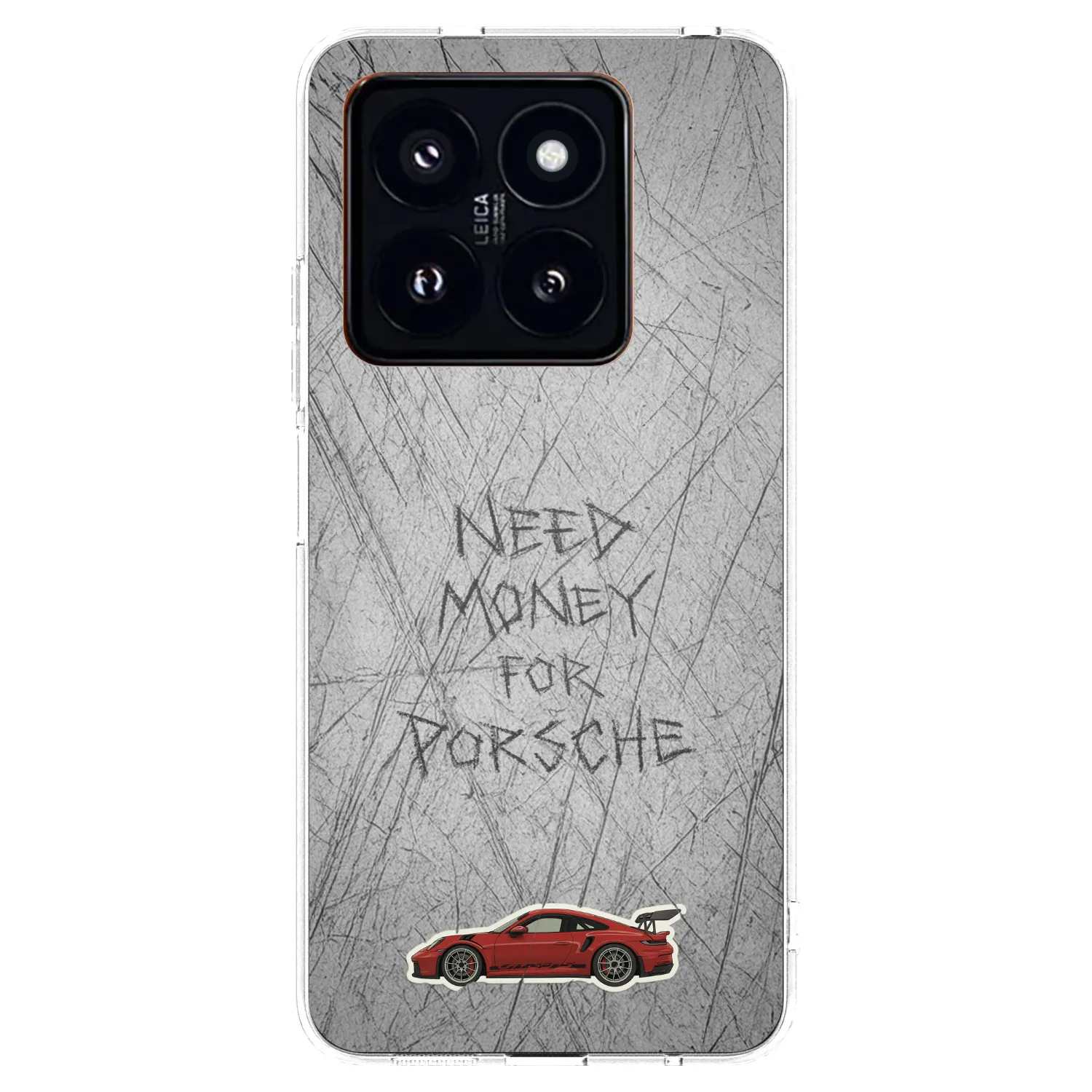 Silikónový prehľadný obal pre Xiaomi 14 Pro - Garage Scratch