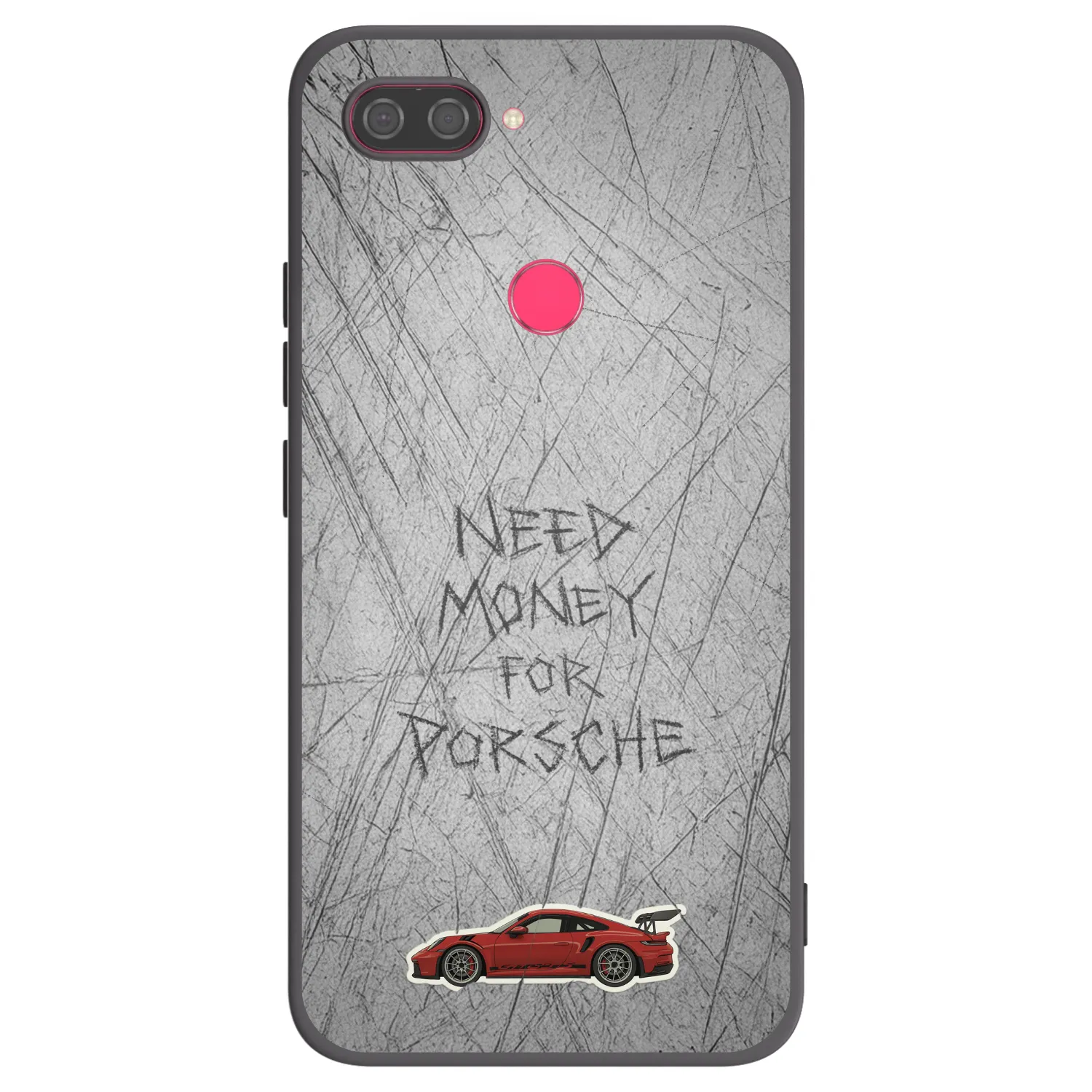 Picasee silikónový čierny obal pre Xiaomi Mi 8 Lite - Garage Scratch