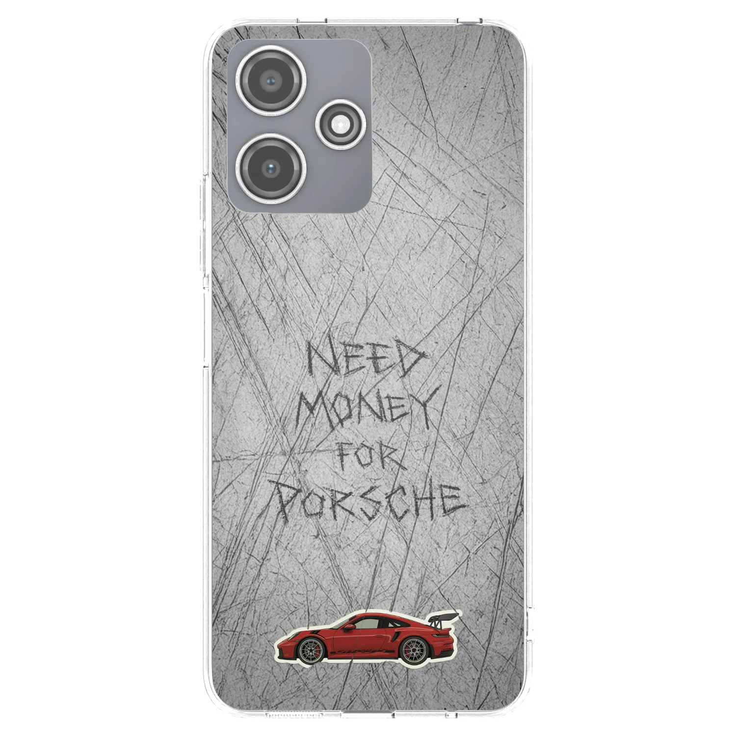 Picasee silikónový prehľadný obal pre Xiaomi Redmi 12 5G - Garage Scratch