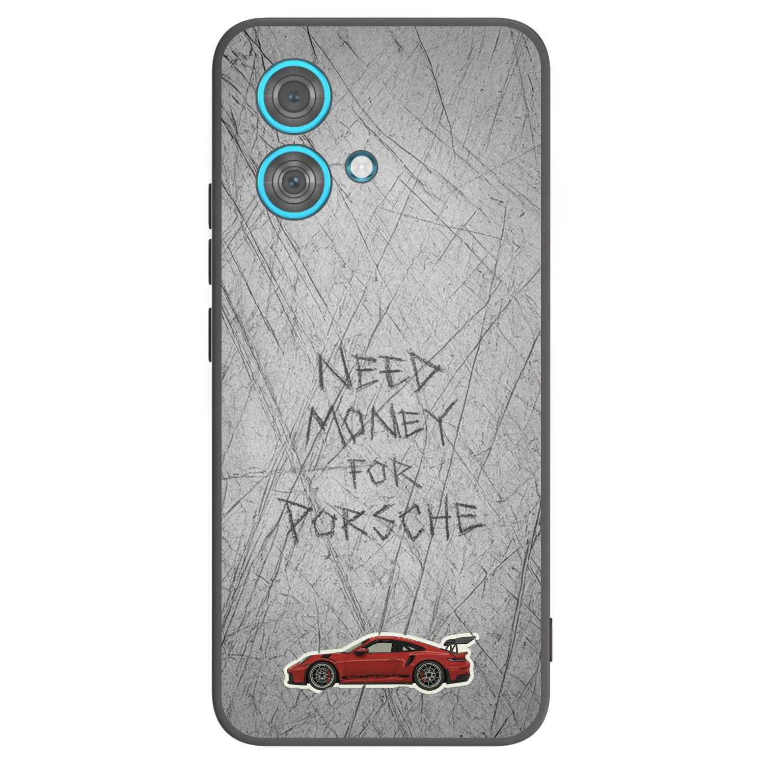 Picasee silikónový čierny obal pre Motorola Edge 40 Neo - Garage Scratch