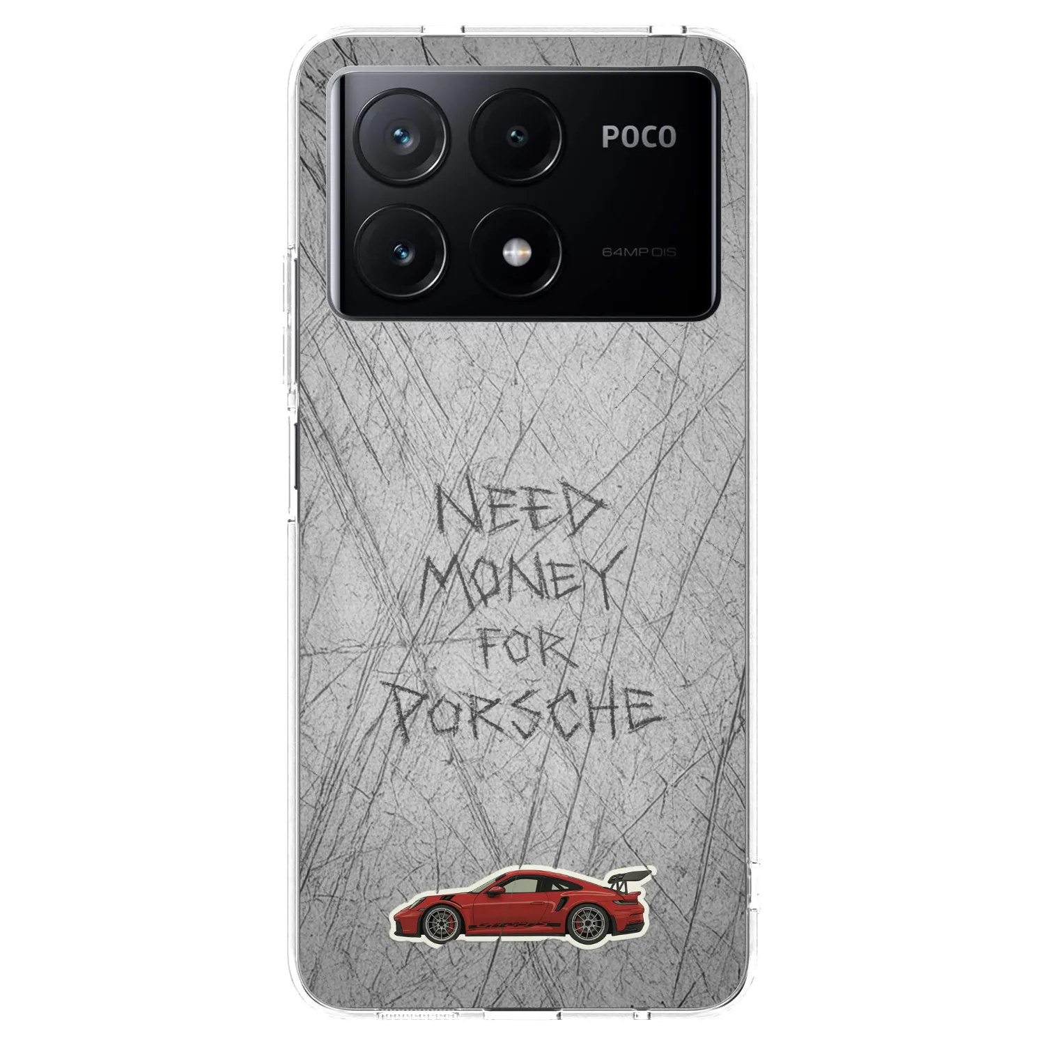 Picasee silikónový prehľadný obal pre Xiaomi Poco X6 Pro - Garage Scratch