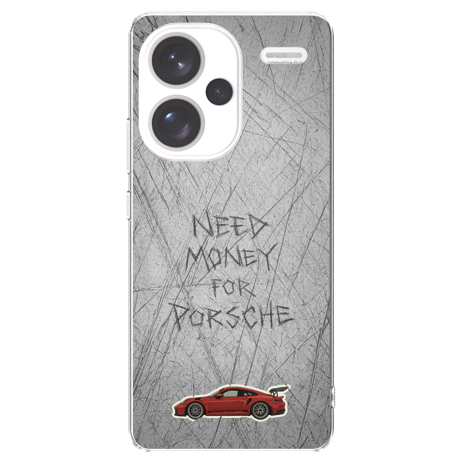 Picasee silikónový prehľadný obal pre Xiaomi Redmi Note 13 Pro+ 5G - Garage Scratch