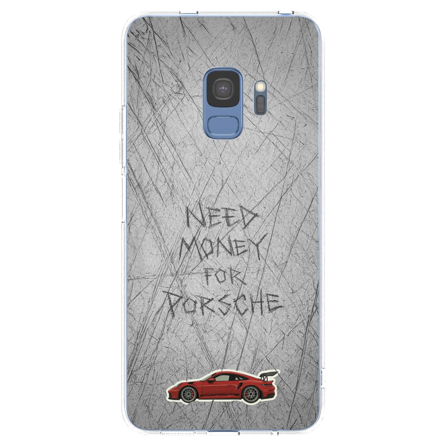 Picasee silikónový prehľadný obal pre Samsung Galaxy S9 G960F - Garage Scratch