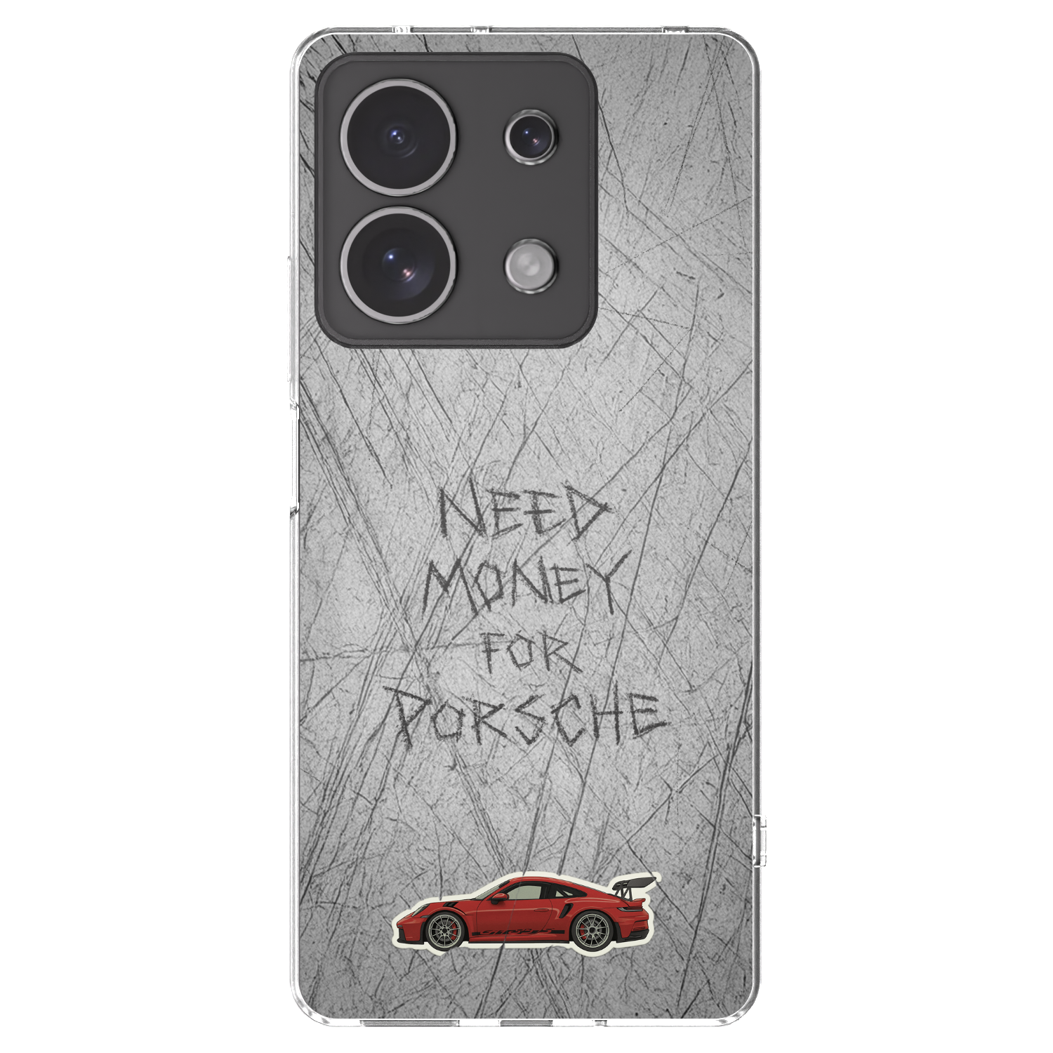 Picasee silikónový prehľadný obal pre Xiaomi Redmi Note 13 4G - Garage Scratch