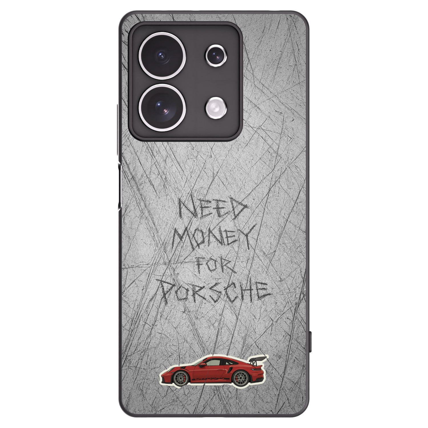 Picasee silikónový čierny obal pre Xiaomi Redmi Note 13 4G - Garage Scratch