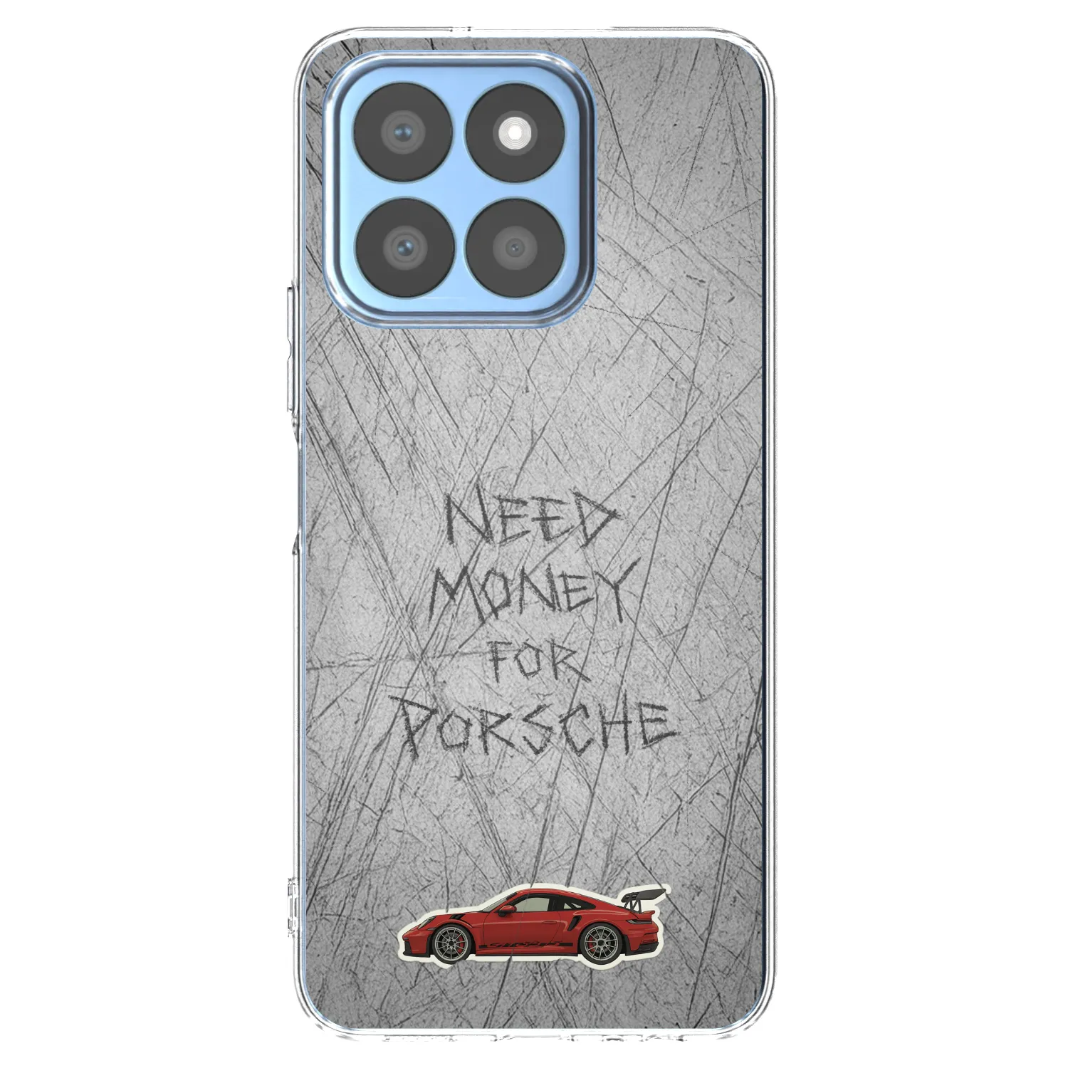 Picasee silikónový prehľadný obal pre Honor X8b - Garage Scratch