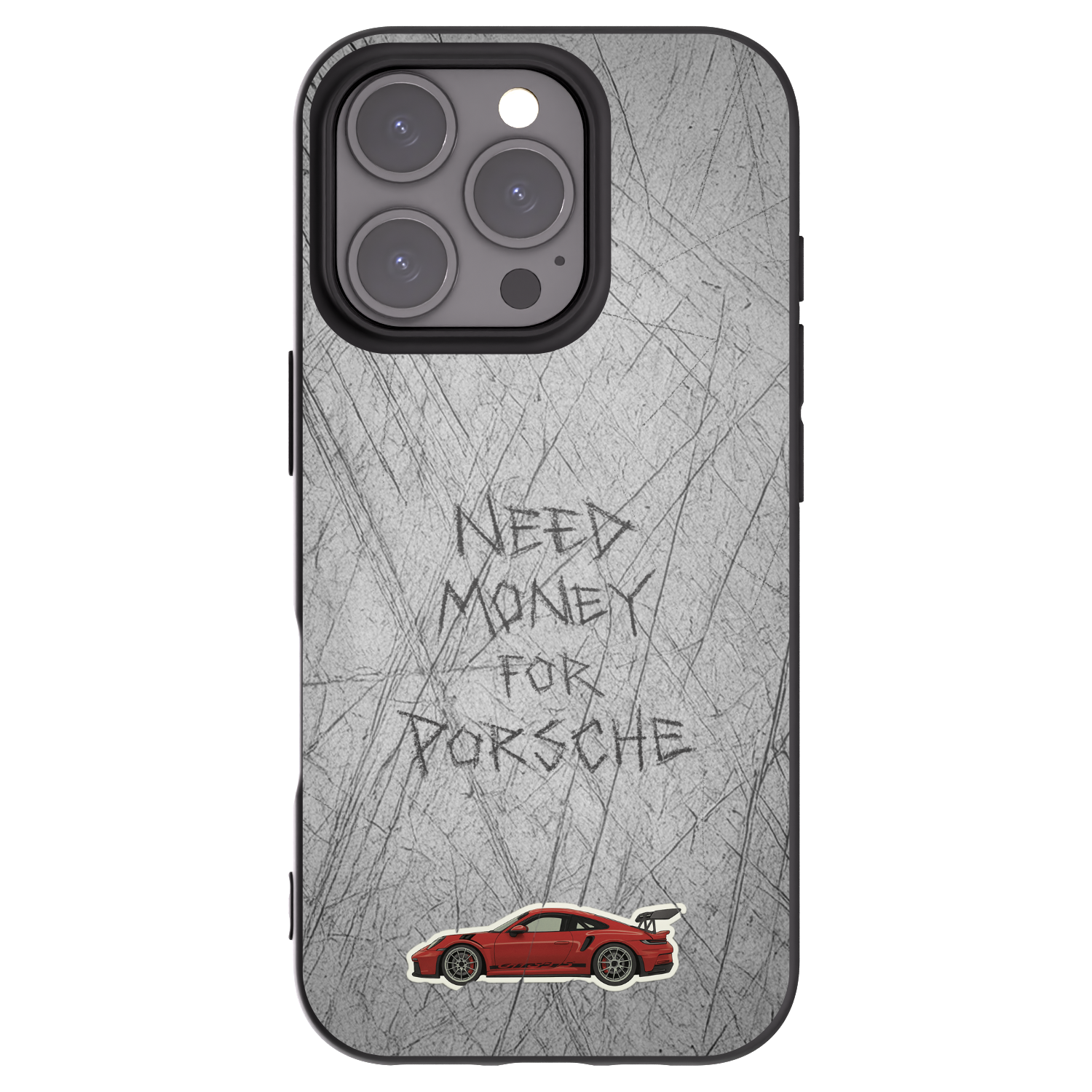 Picasee silikónový čierny obal pre Apple iPhone 16 Pro - Garage Scratch