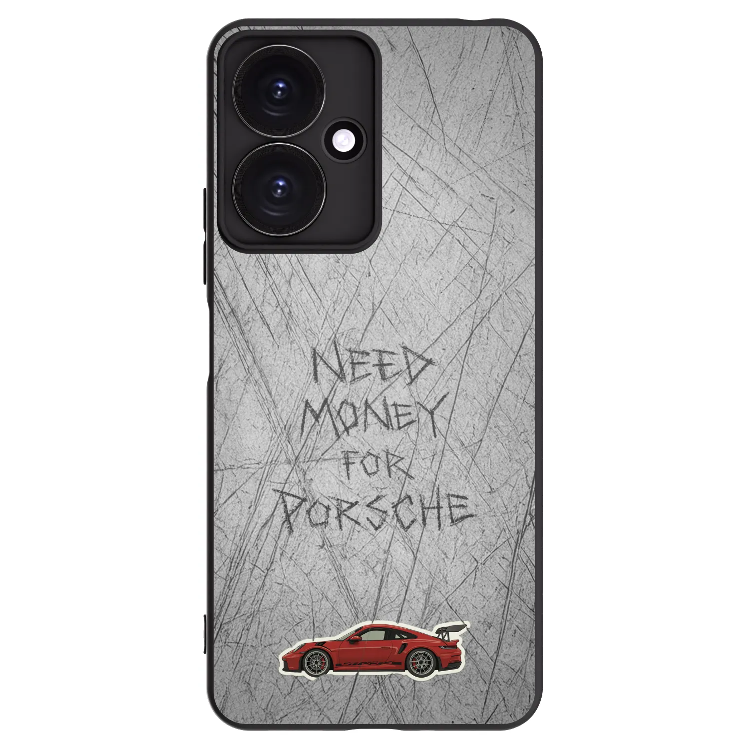 Picasee silikónový čierny obal pre Xiaomi Redmi 13C 5G - Garage Scratch
