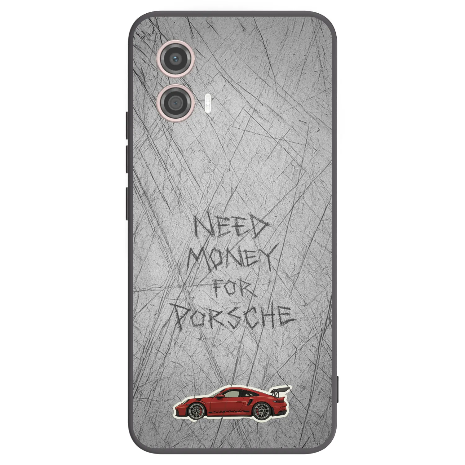 Picasee silikónový čierny obal pre Motorola Moto G53 5G - Garage Scratch