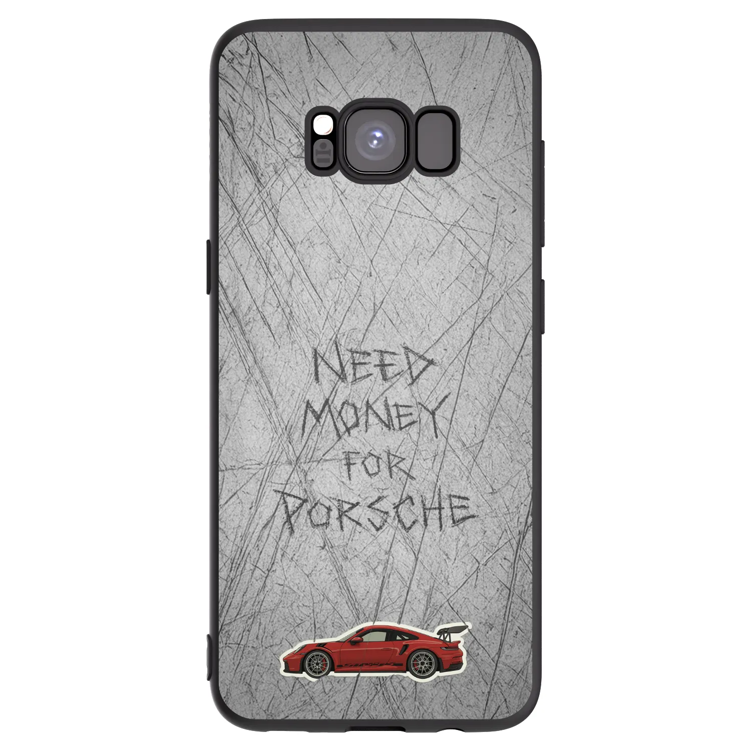 Picasee silikónový čierny obal pre Samsung Galaxy S8 G950F - Garage Scratch