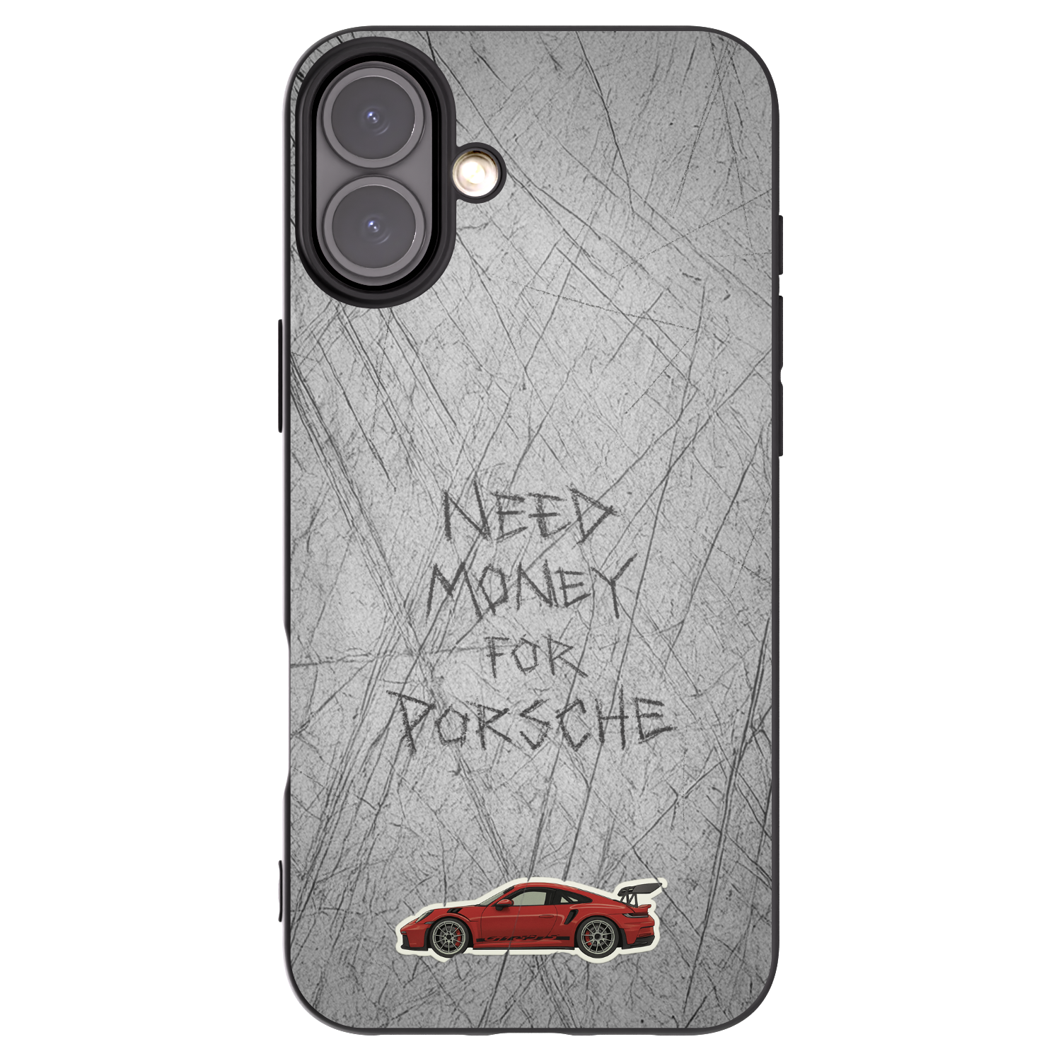 Picasee silikónový čierny obal pre Apple iPhone 16 Plus - Garage Scratch