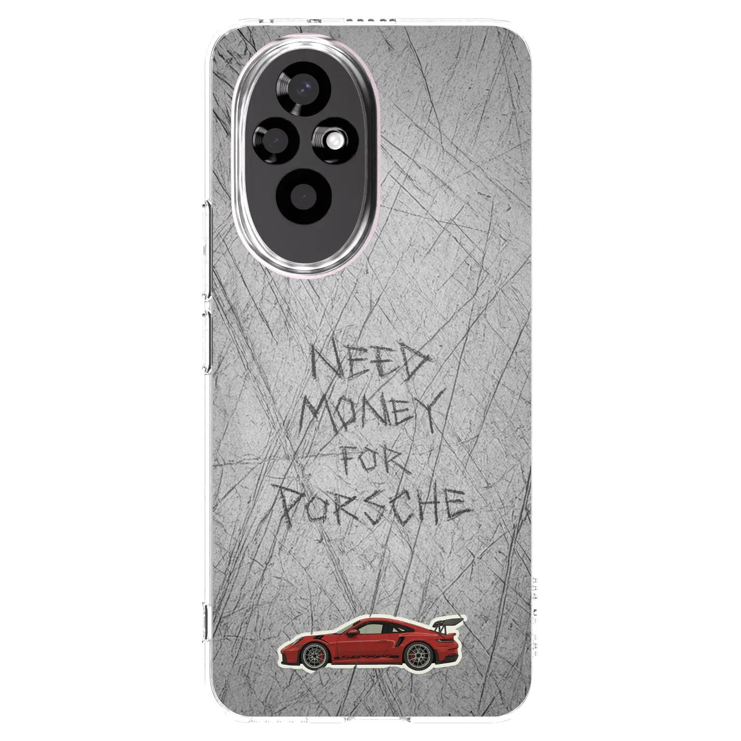 Picasee silikónový prehľadný obal pre Honor 200 Pro 5G - Garage Scratch