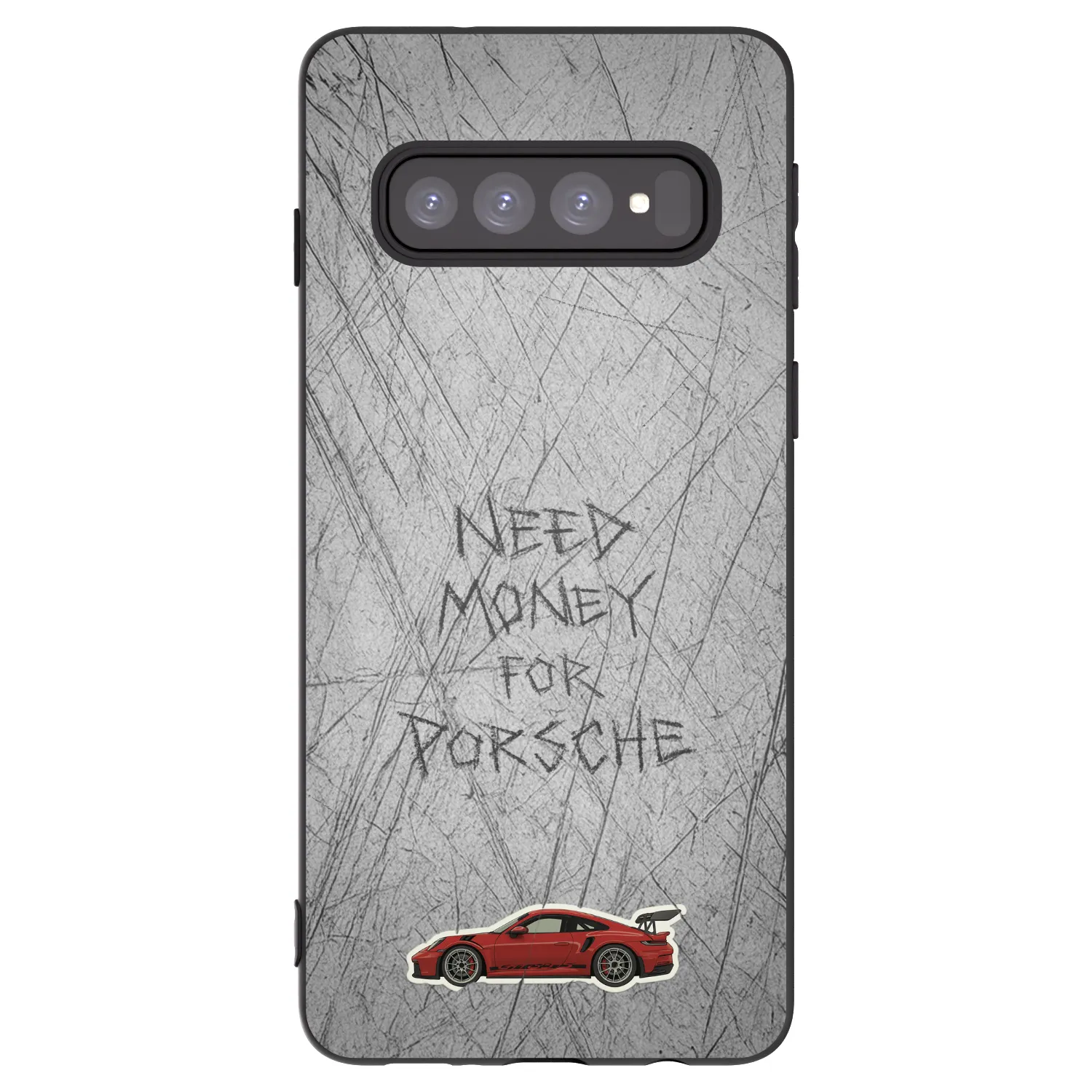 Picasee silikónový čierny obal pre Samsung Galaxy S10 G973 - Garage Scratch