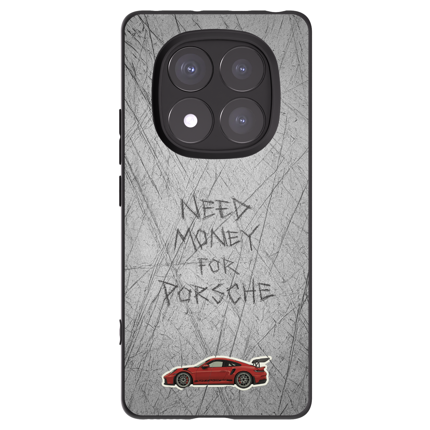 Picasee silikónový čierny obal pre Xiaomi Redmi Note 14 Pro+ 5G - Garage Scratch