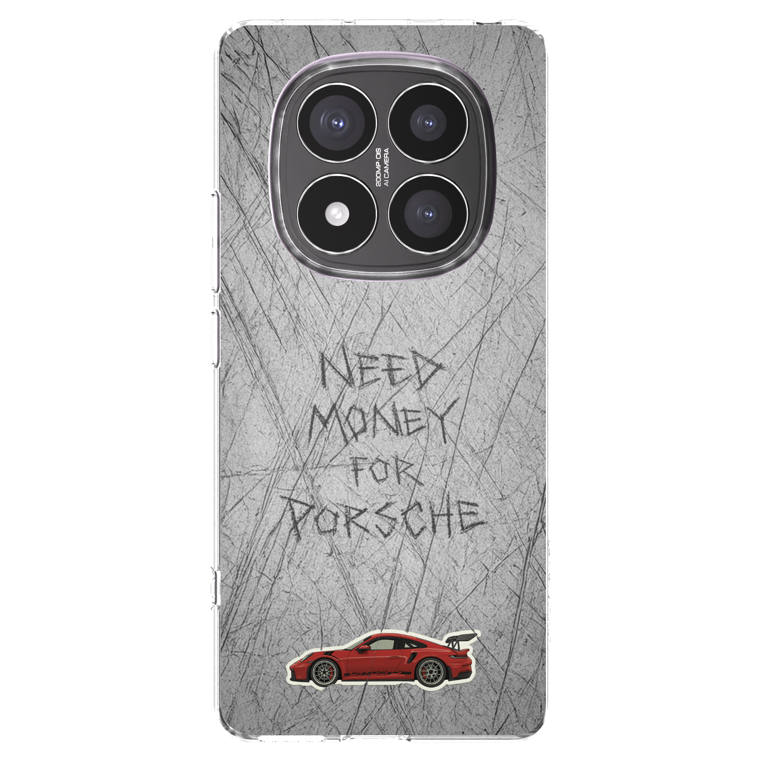 Picasee silikónový prehľadný obal pre Xiaomi Redmi Note 14 Pro+ 5G - Garage Scratch