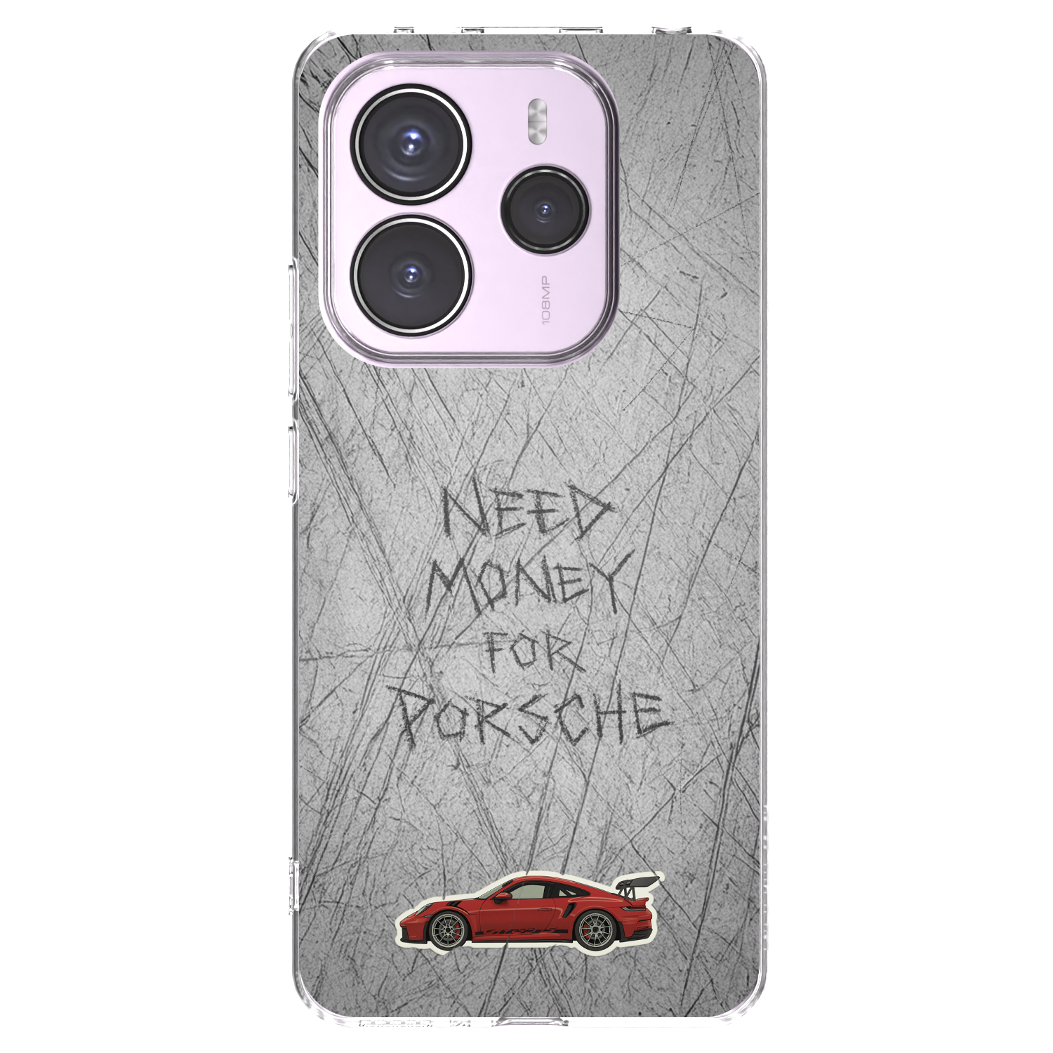 Silikónový prehľadný obal pre Xiaomi Redmi Note 14 5G - Garage Scratch