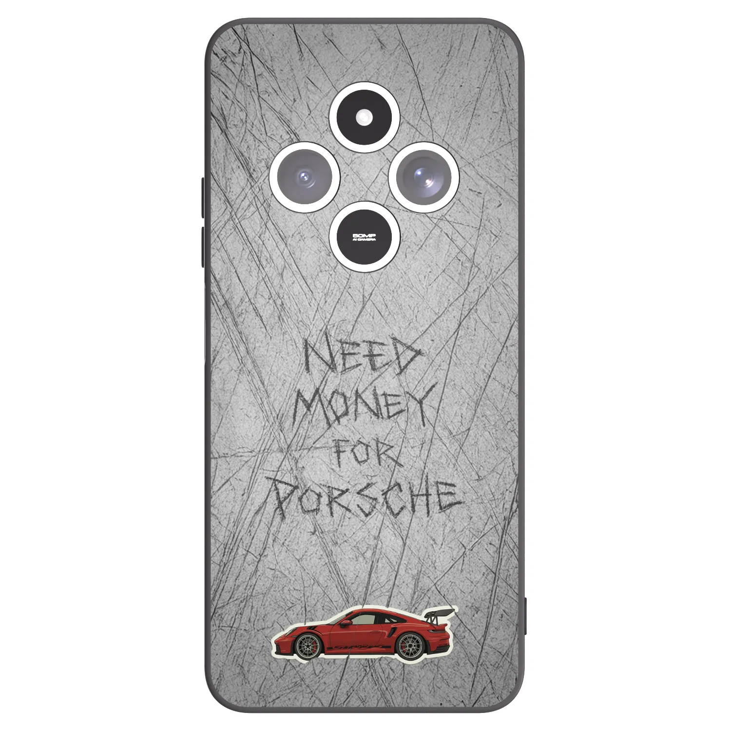 Picasee silikónový čierny obal pre Xiaomi Redmi 14C - Garage Scratch