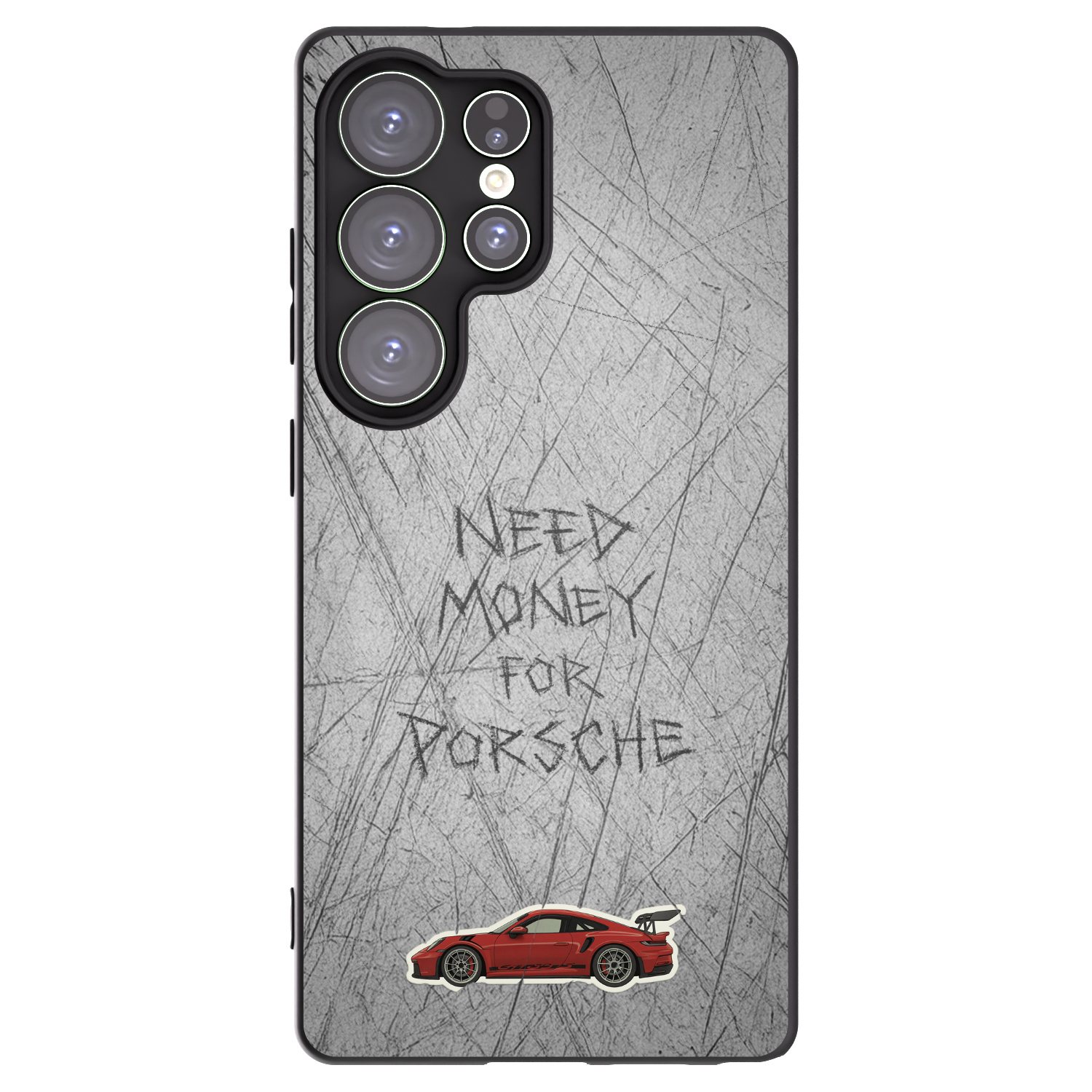 Picasee silikónový čierny obal pre Samsung Galaxy S25 Ultra 5G - Garage Scratch