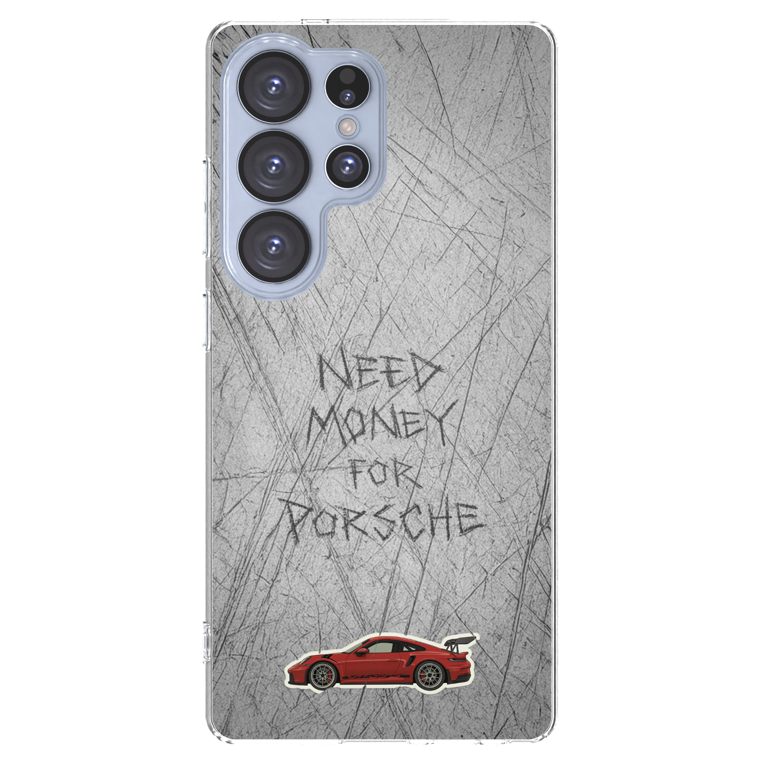 Picasee silikónový prehľadný obal pre Samsung Galaxy S25 Ultra 5G - Garage Scratch