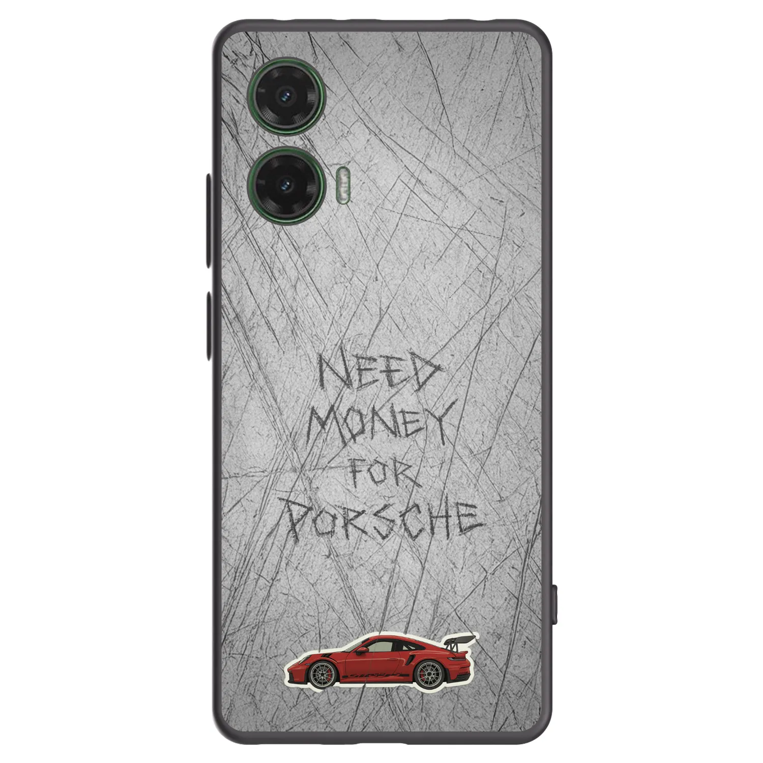 Picasee silikónový čierny obal pre Motorola Moto G35 5G - Garage Scratch