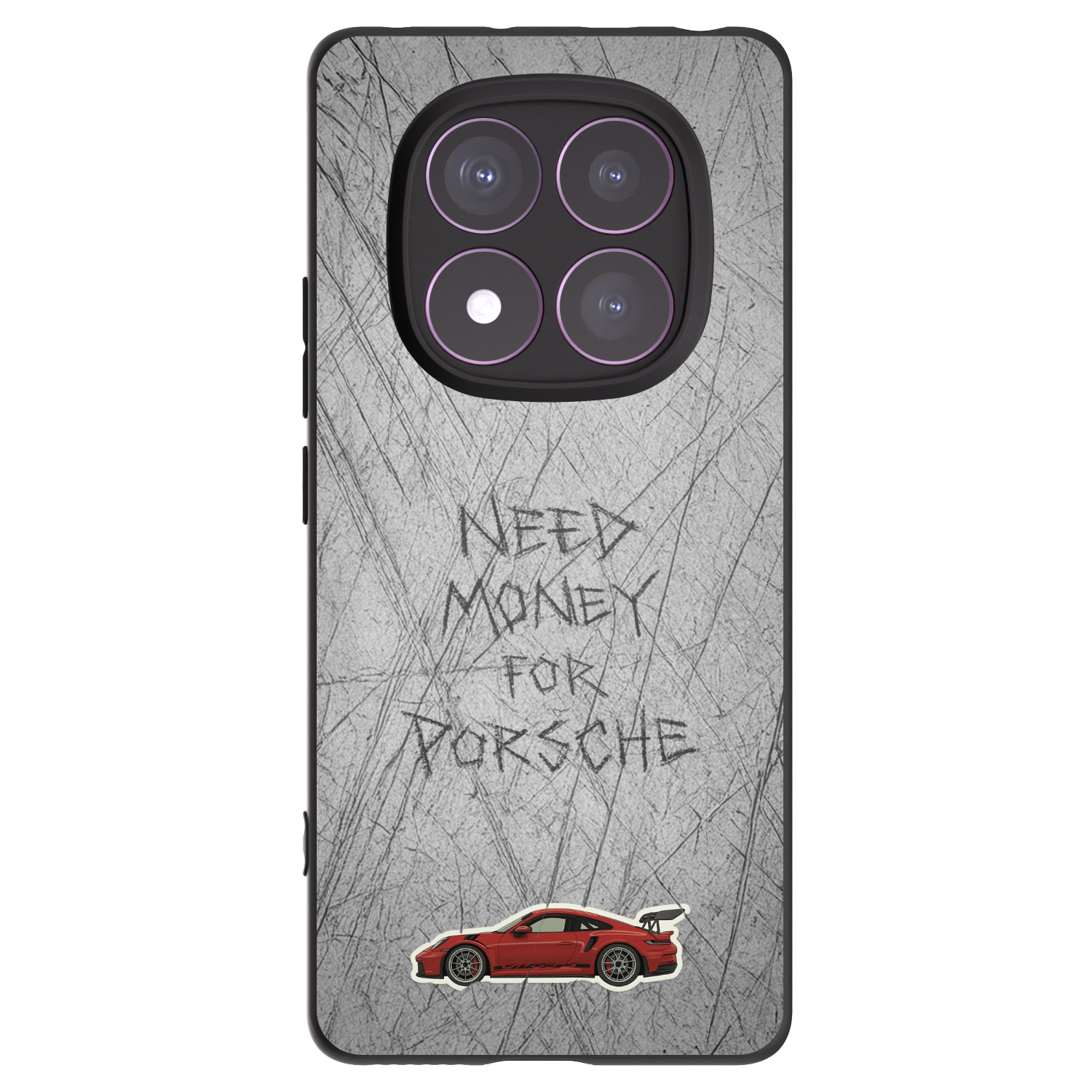 Silikónový čierny obal pre Xiaomi Redmi Note 14 Pro 4G - Garage Scratch