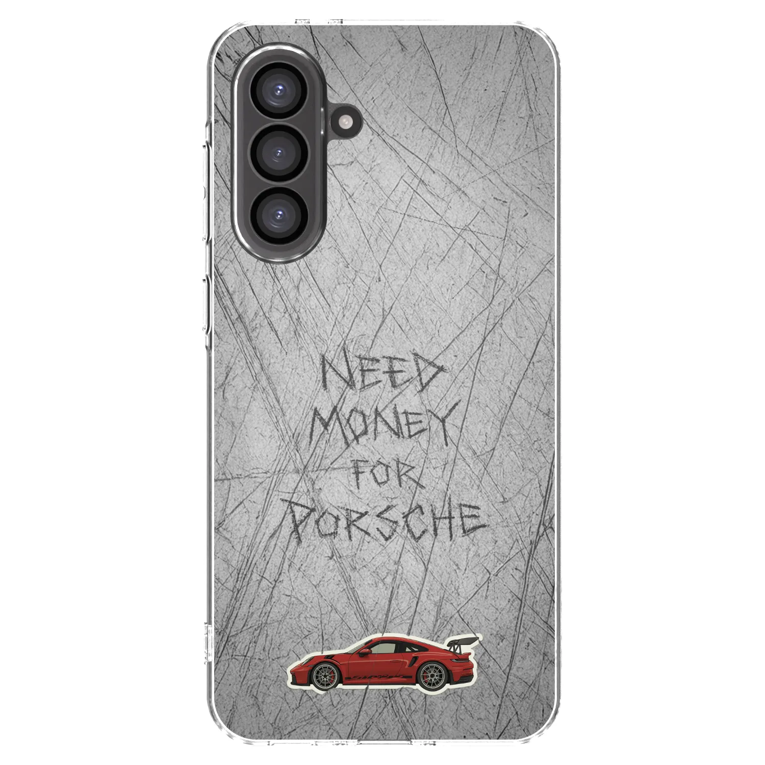 Picasee silikónový prehľadný obal pre Samsung Galaxy A56 5G A566B - Garage Scratch