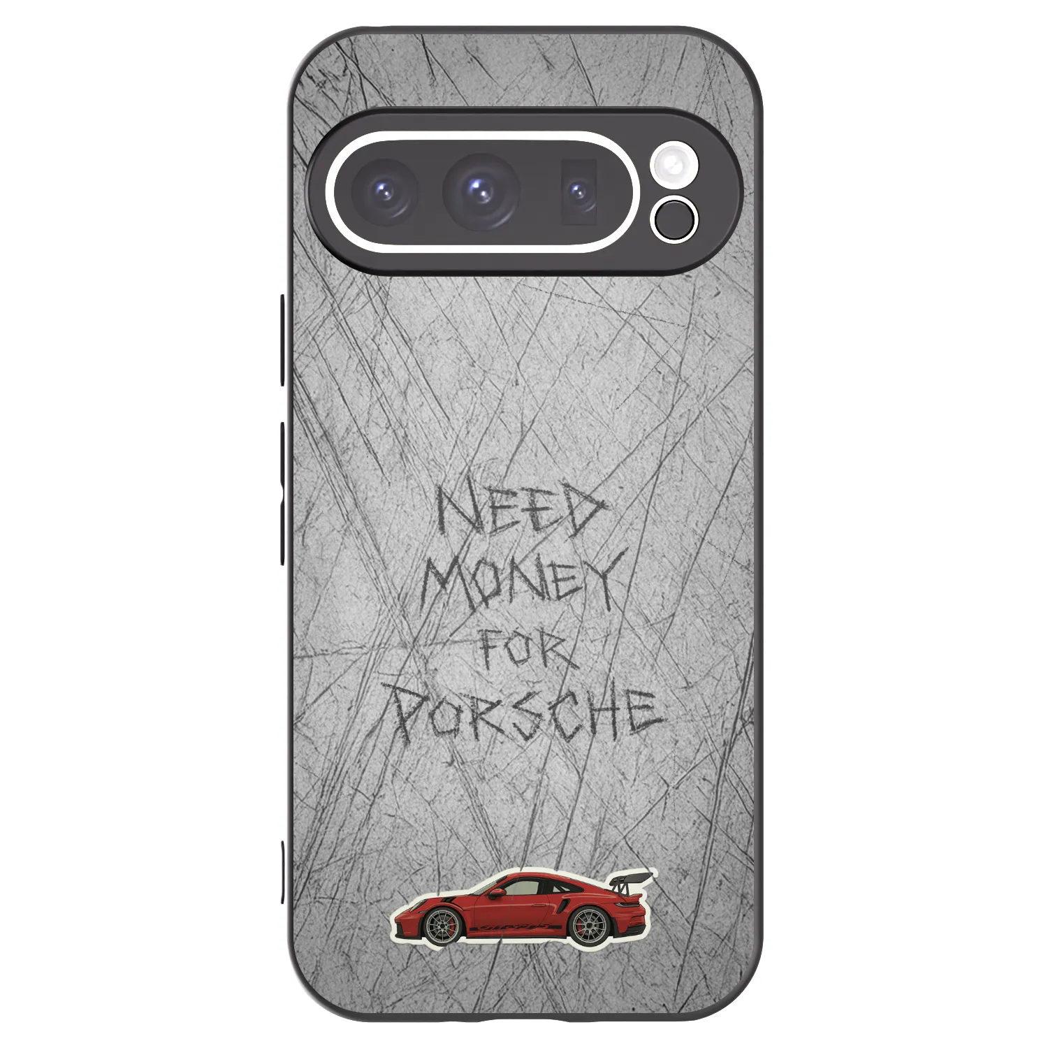 Picasee silikónový čierny obal pre Google Pixel 9 Pro - Garage Scratch