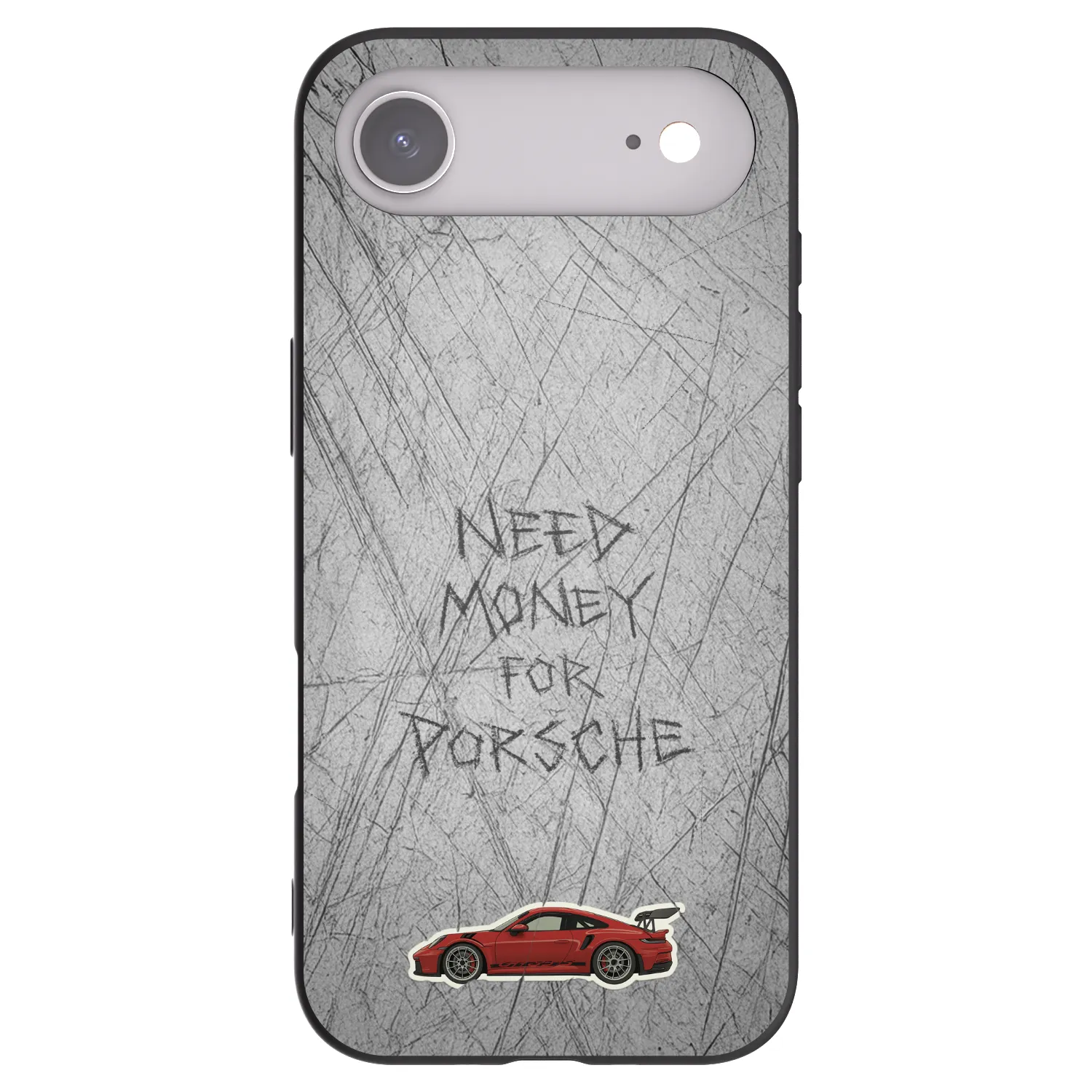 Picasee silikónový čierny obal pre Apple iPhone Air - Garage Scratch