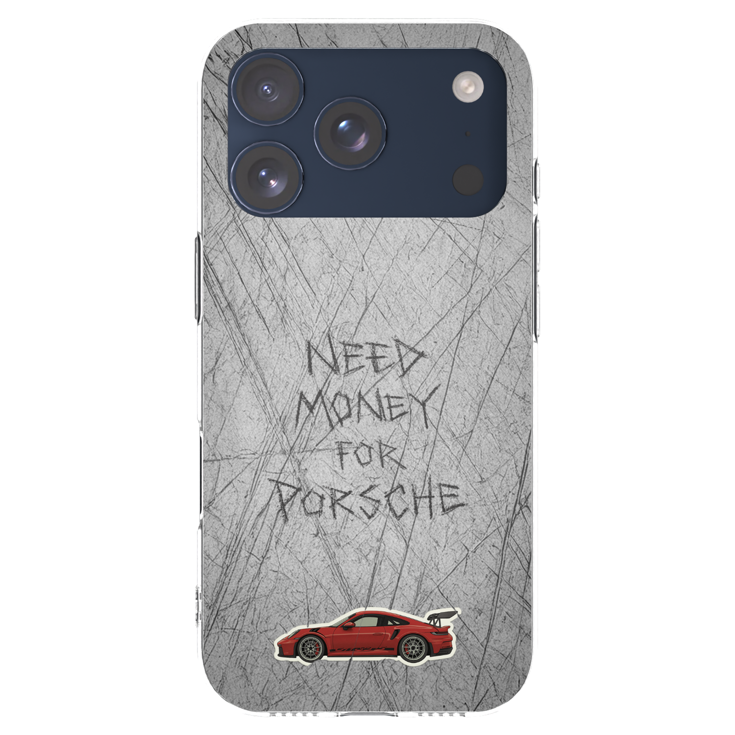 Picasee silikónový prehľadný obal pre Apple iPhone 17 Pro - Garage Scratch