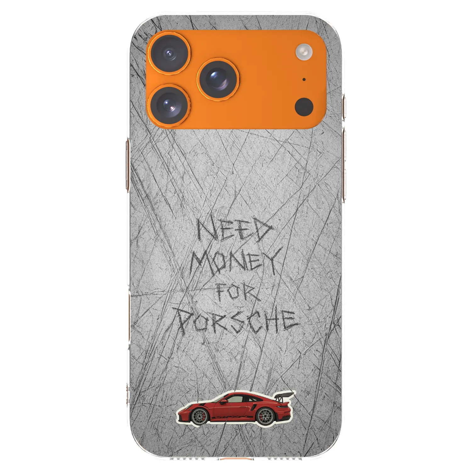 Picasee silikónový prehľadný obal pre Apple iPhone 17 Pro Max - Garage Scratch