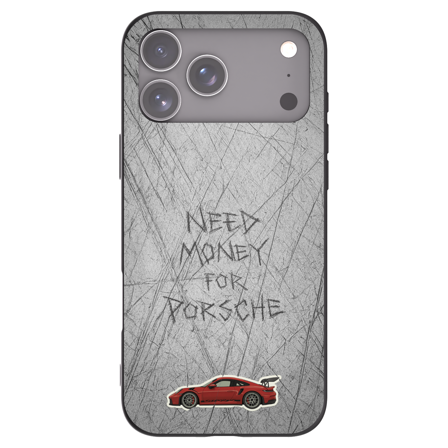 Picasee silikónový čierny obal pre Apple iPhone 17 Pro Max - Garage Scratch