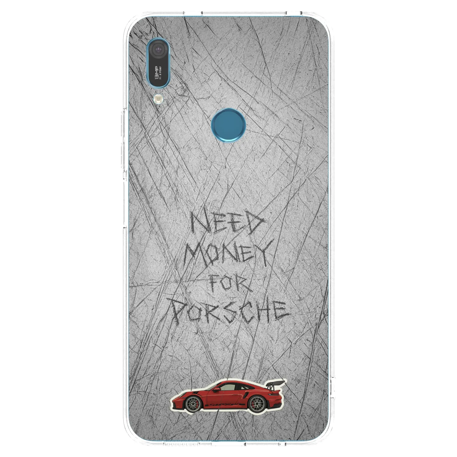 Picasee silikónový prehľadný obal pre Huawei Y6 2019 - Garage Scratch