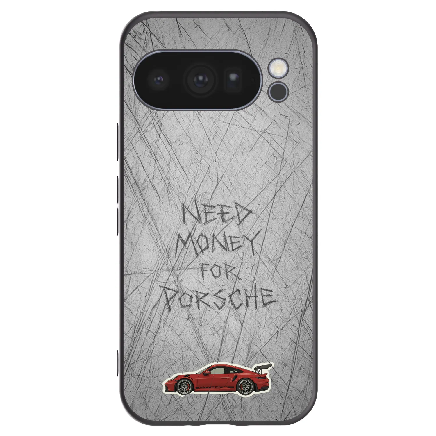 Picasee silikónový čierny obal pre Google Pixel 10 Pro - Garage Scratch