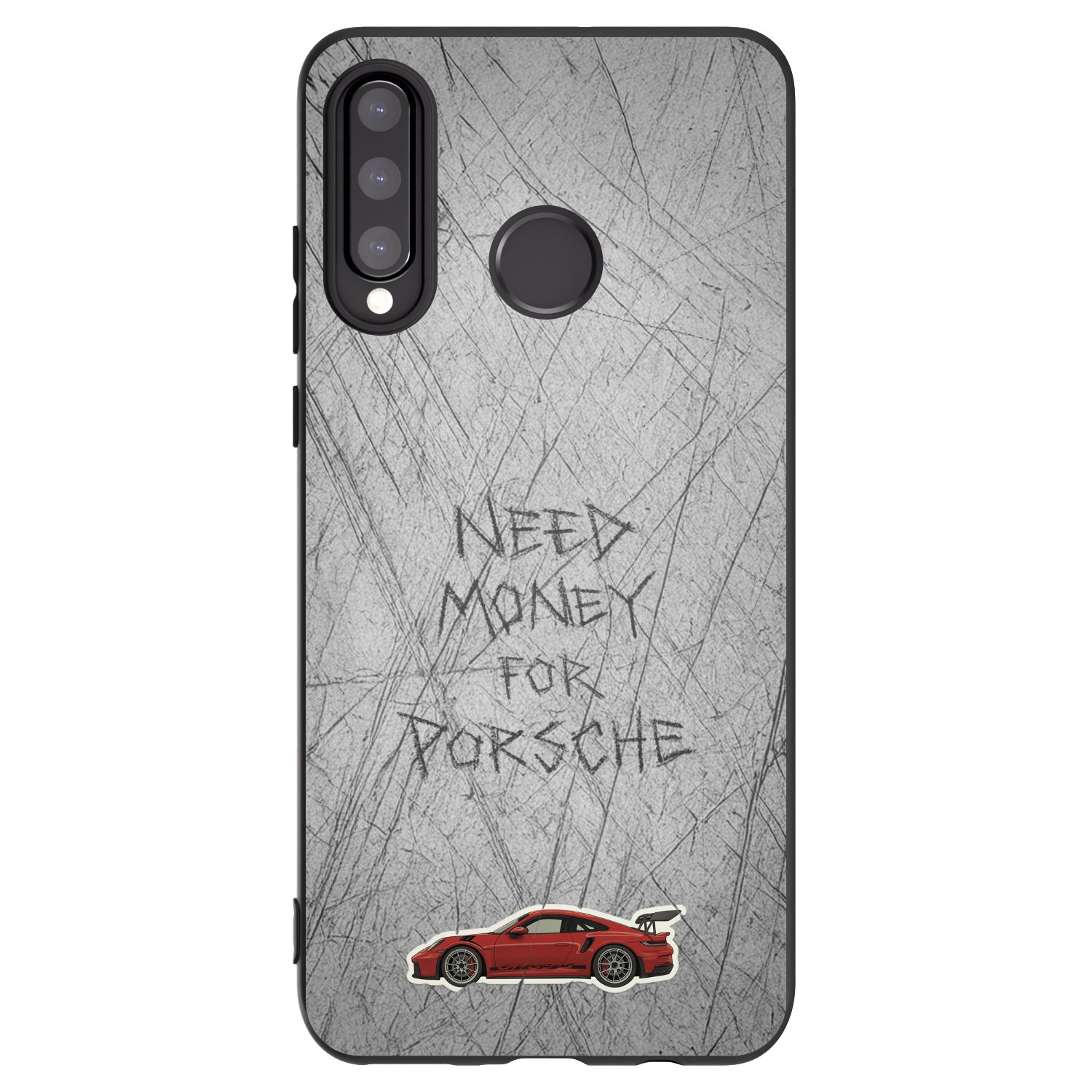 Picasee silikónový čierny obal pre Huawei P30 Lite - Garage Scratch
