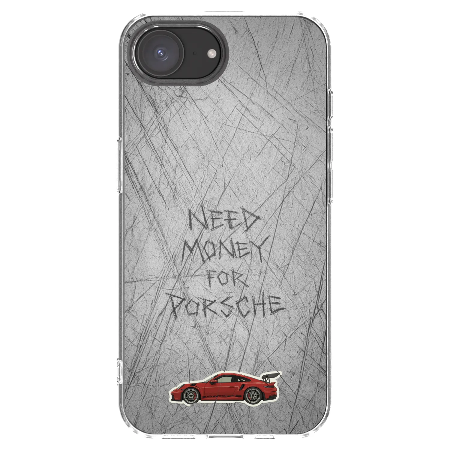 Picasee silikónový prehľadný obal pre Apple iPhone 17e - Garage Scratch