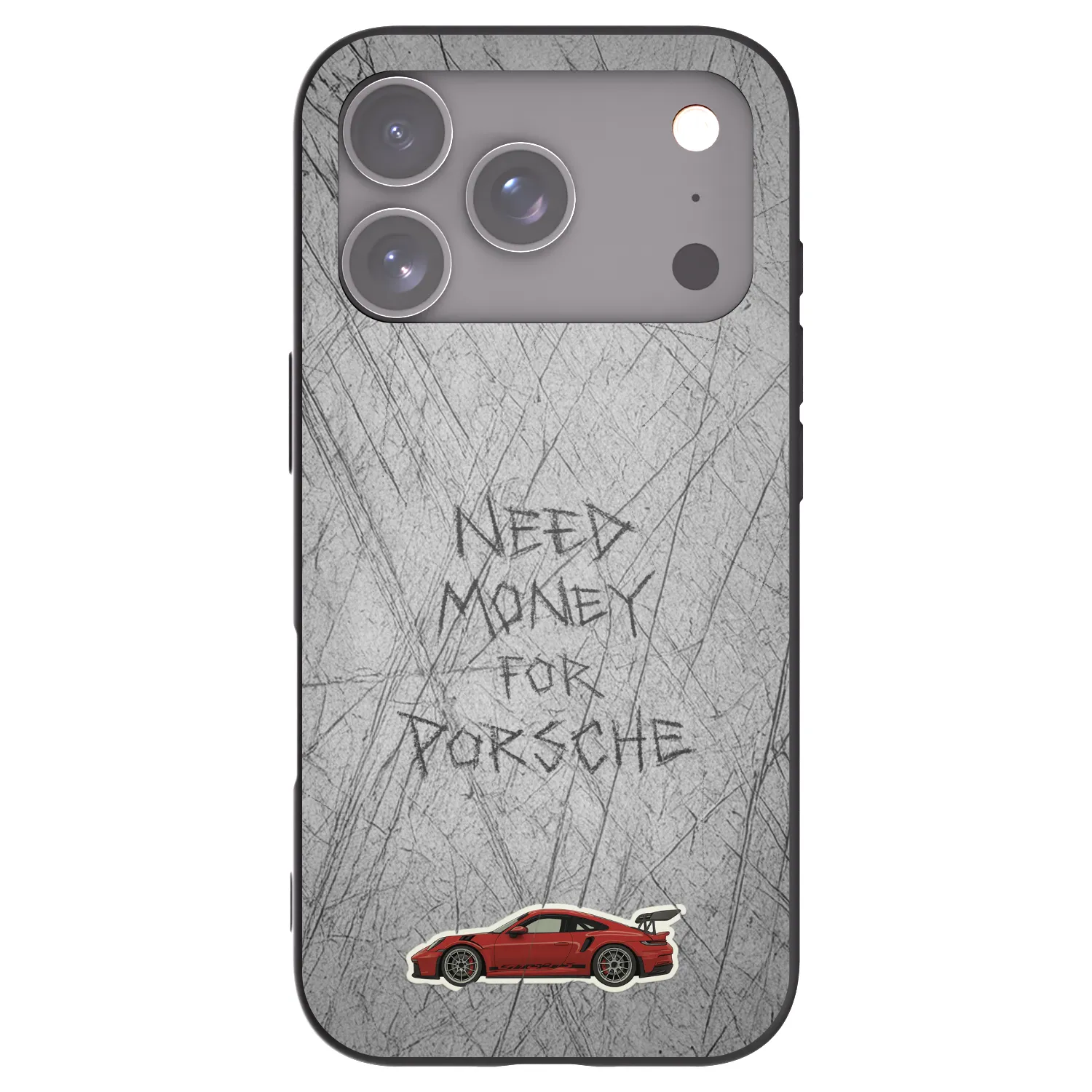 Picasee silikónový čierny obal pre Apple iPhone 18 Pro - Garage Scratch
