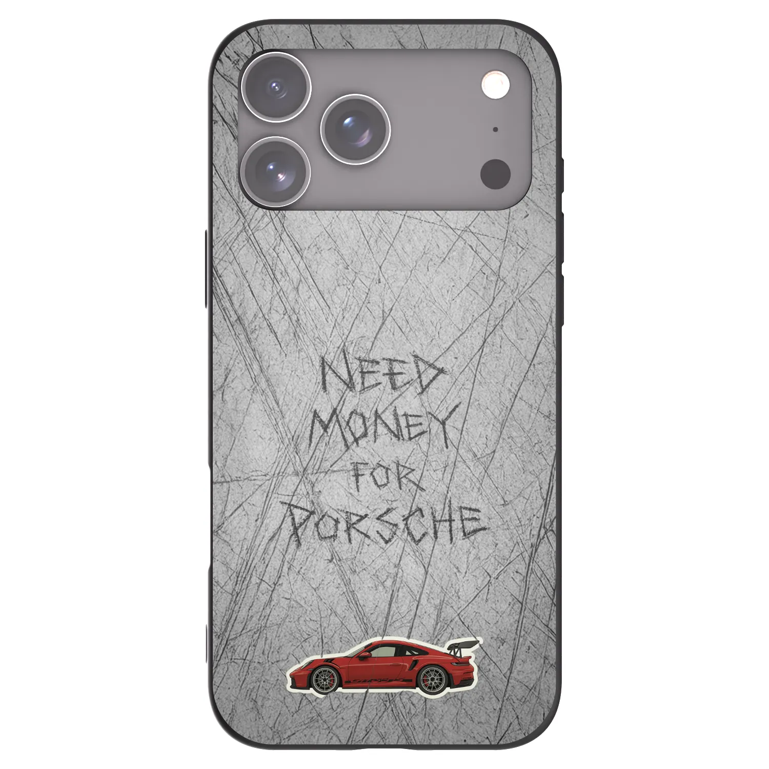 Picasee silikónový čierny obal pre Apple iPhone 18 Pro Max - Garage Scratch