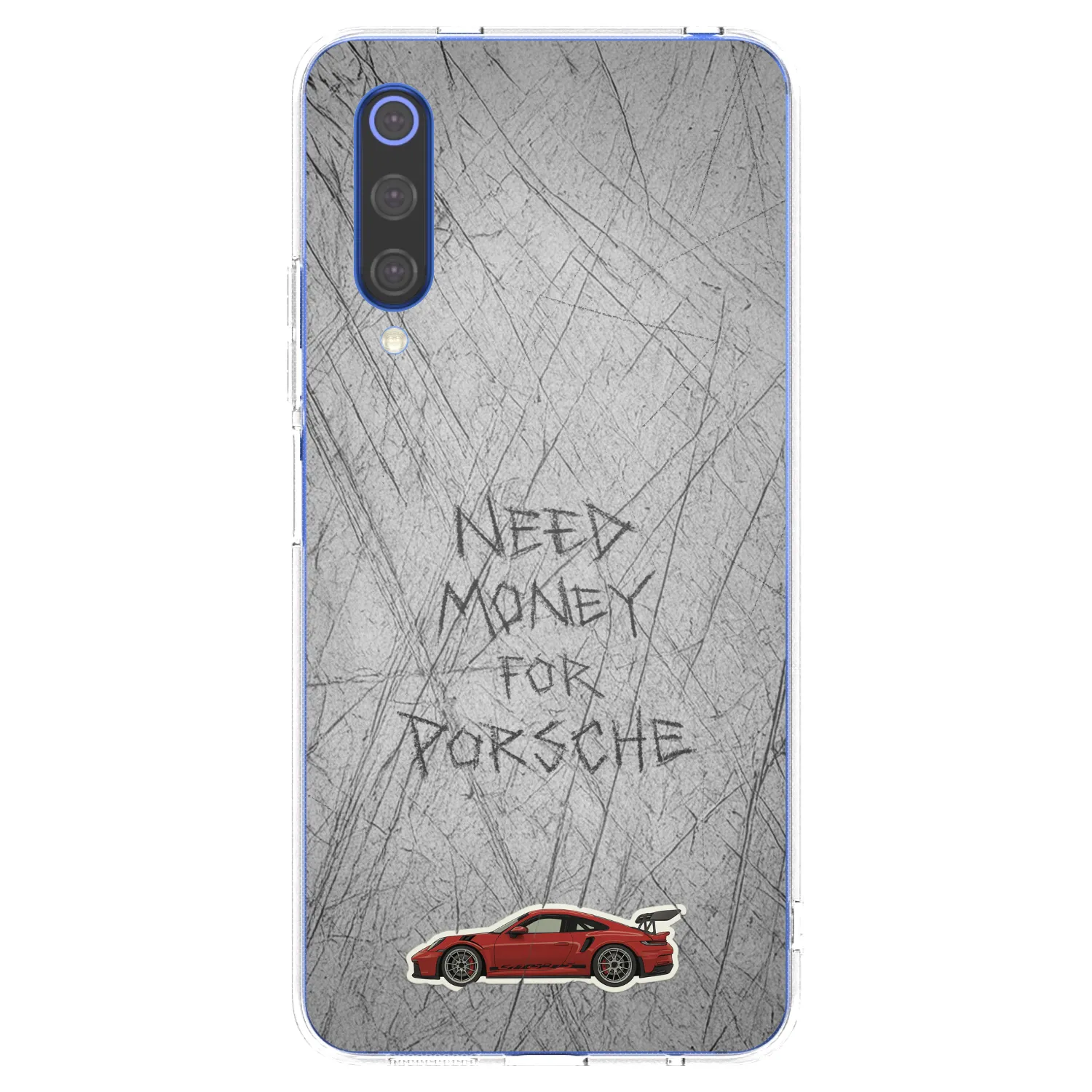 Picasee silikónový prehľadný obal pre Xiaomi Mi 9 SE - Garage Scratch