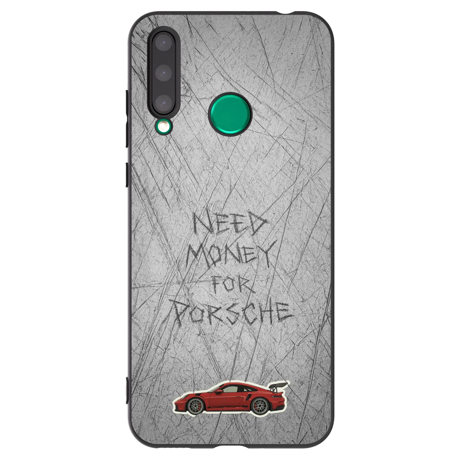 Picasee silikónový čierny obal pre Honor 20 Lite - Garage Scratch